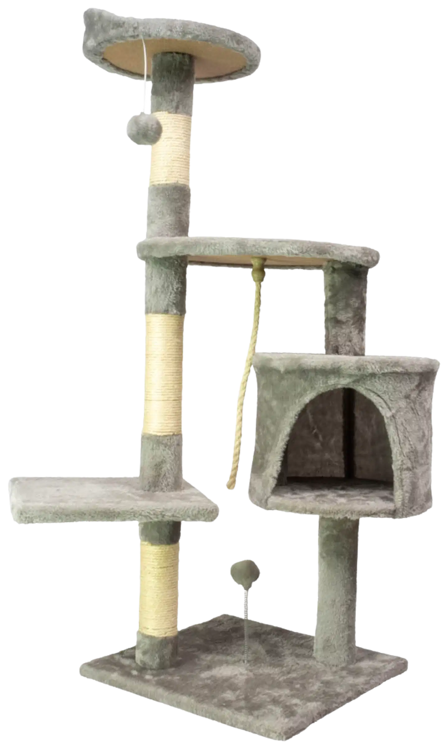 Trekker kissan kiipeilypuu Home 112 cm harmaa - 1