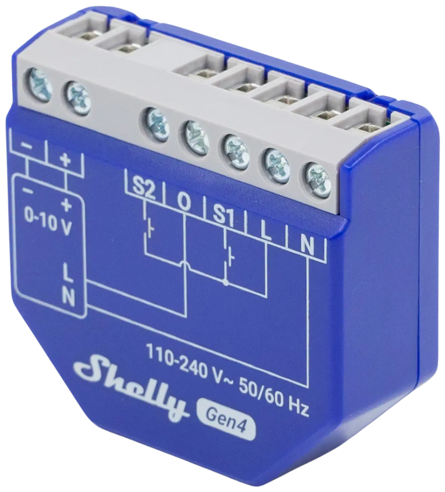 Shelly Dimmer 0/1-10V PM Gen4 - WiFi- ja Zigbee 0-10 V -ohjain - 3
