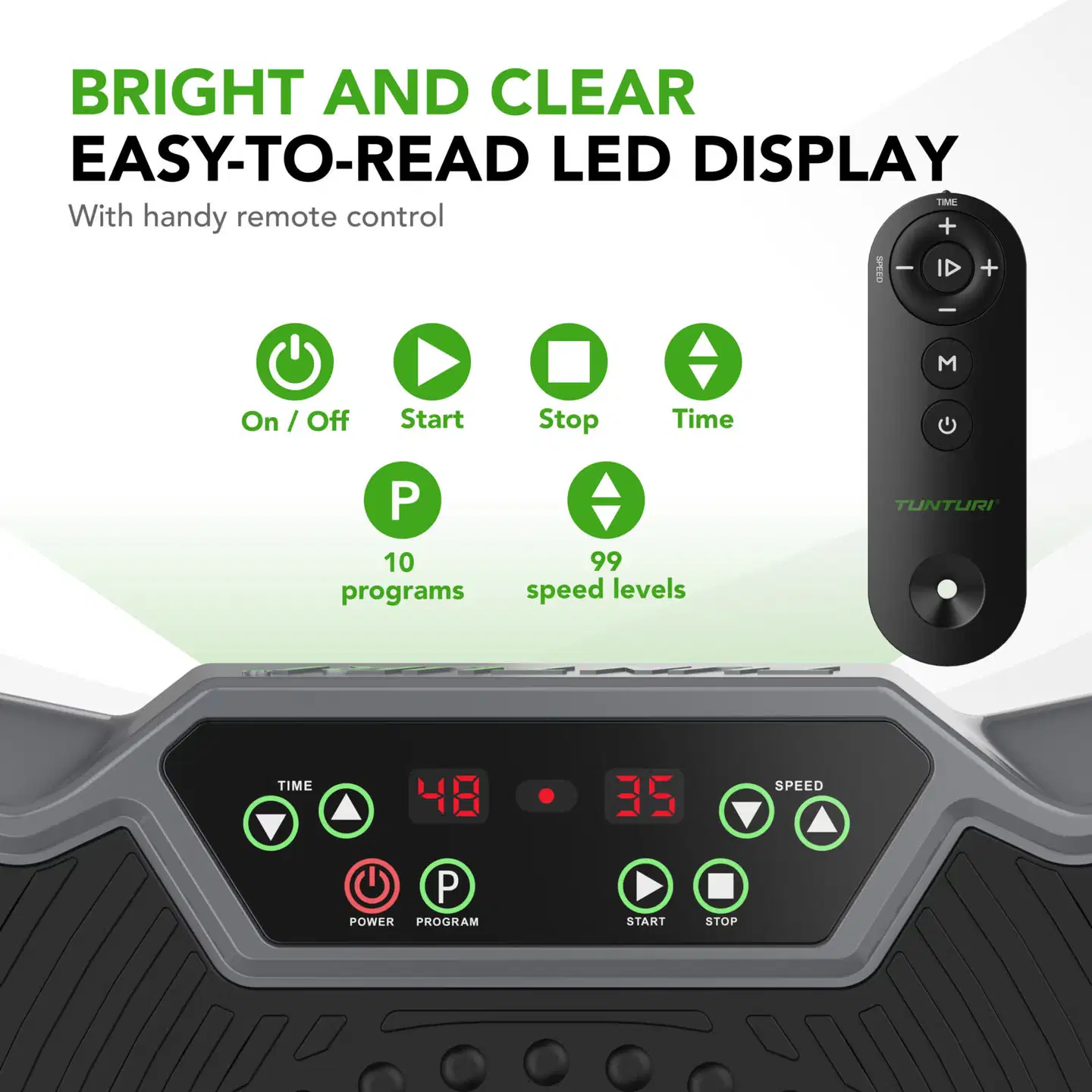 Tunturi Cardio Fit V40 Tärinälevy - 8