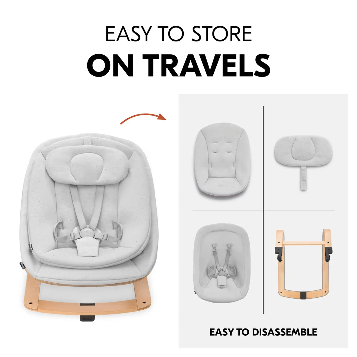 Hauck sitteri Highchair Bouncer Eco - 18
