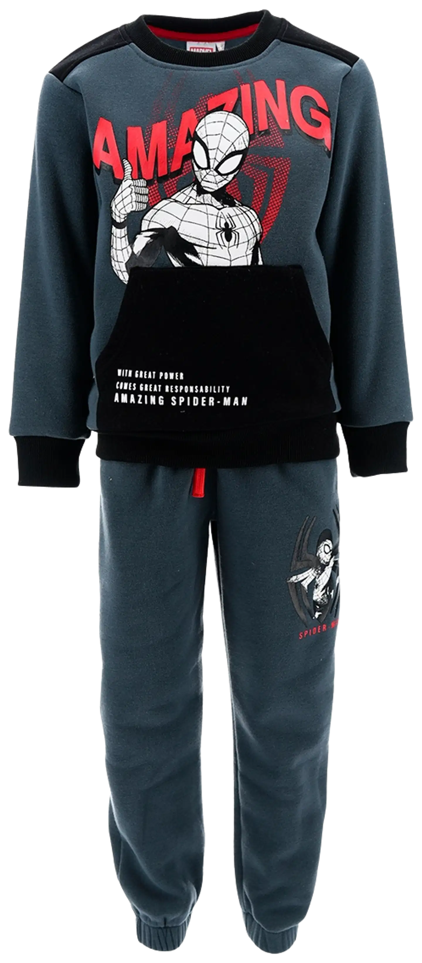 Spiderman Lasten setti ZH10083 - Harmaa - 1