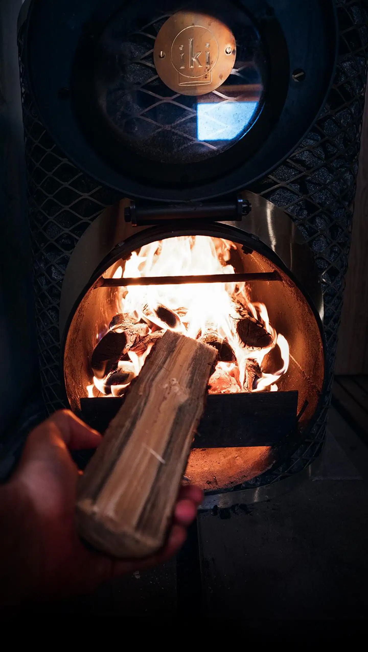 IKI Original IKI -puukiuas 10-25m3, lasiluukulla - 2