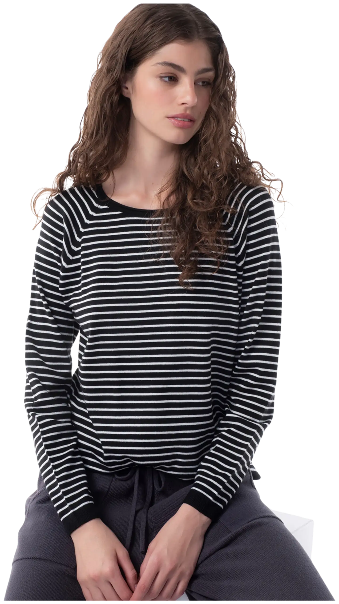 TEX naisten neulepaita I274499 - BLACK 1 - 1