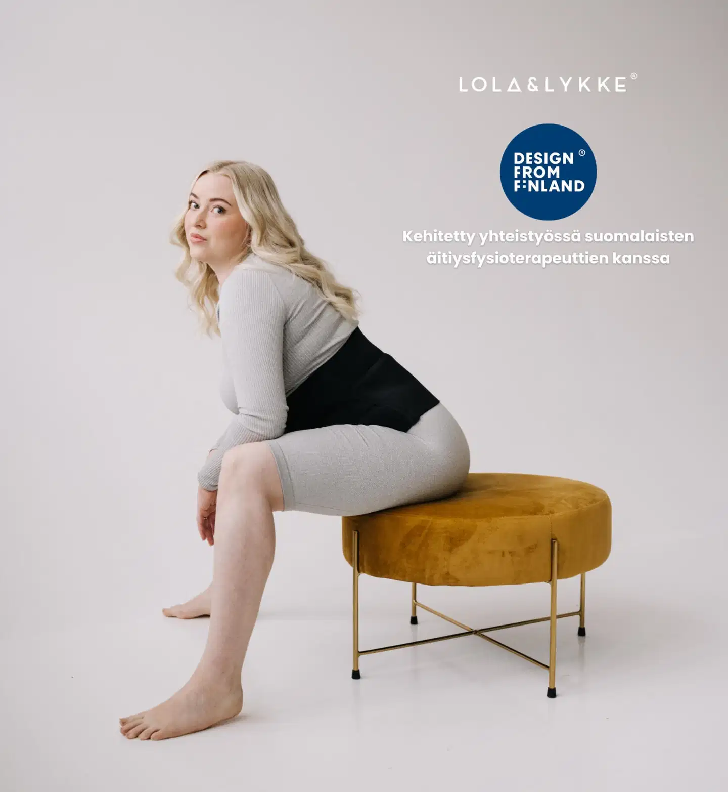 Lola&Lykke core restore synnytyksen jälkeinen tukivyö - MUSTA - 6