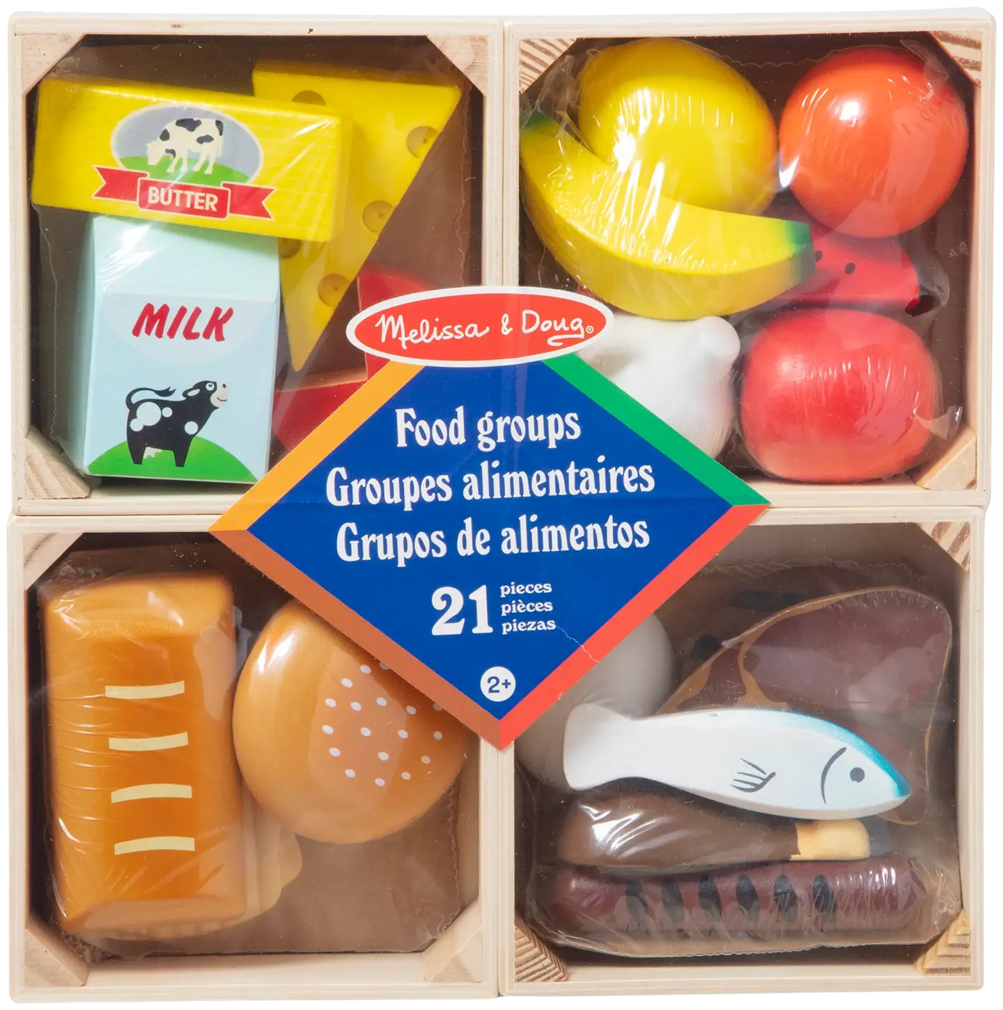 Melissa & doug Leikkisetti Ruokaryhmät - 1