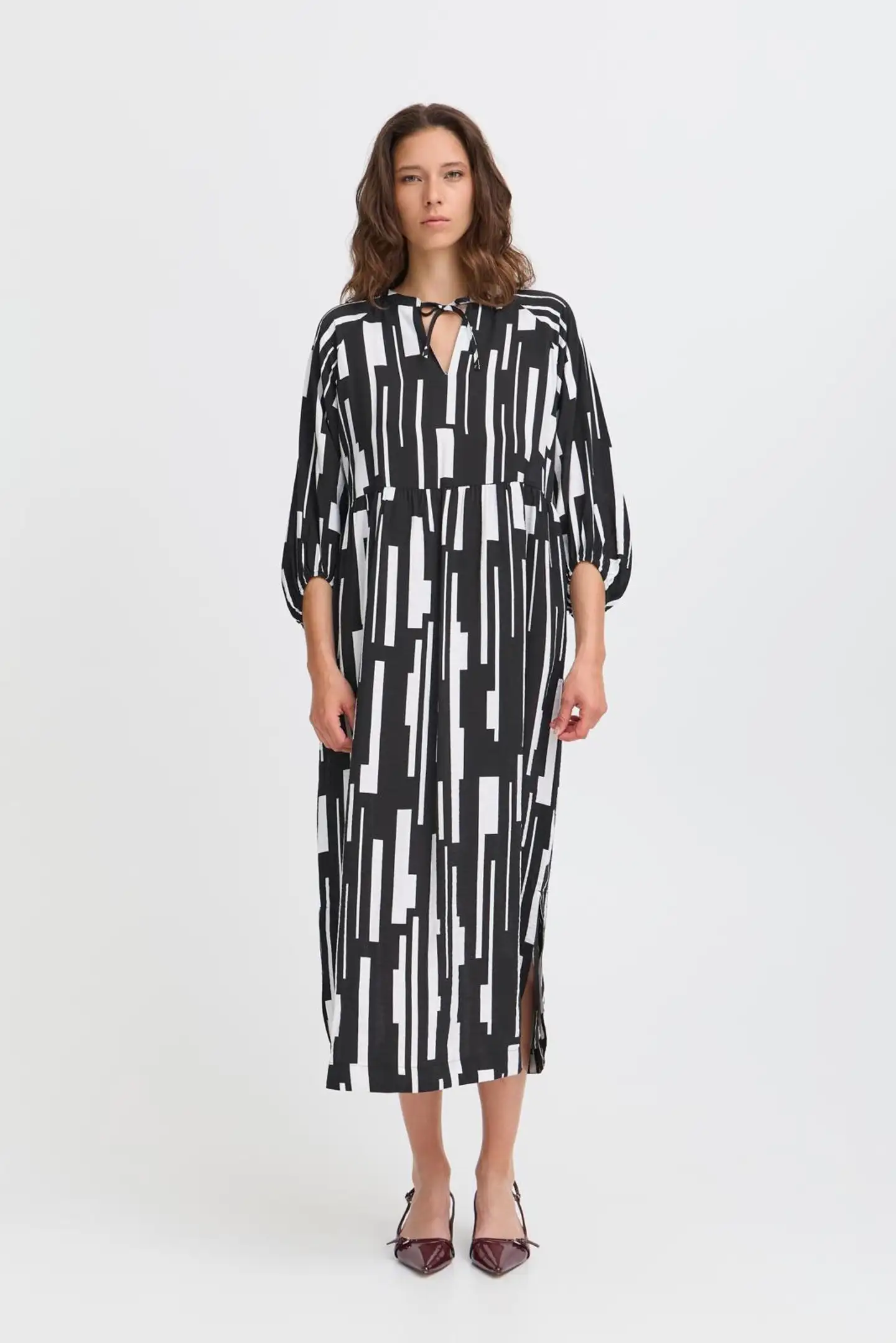 B.young naisten mekko Byhailey - Black and White Mix - 3