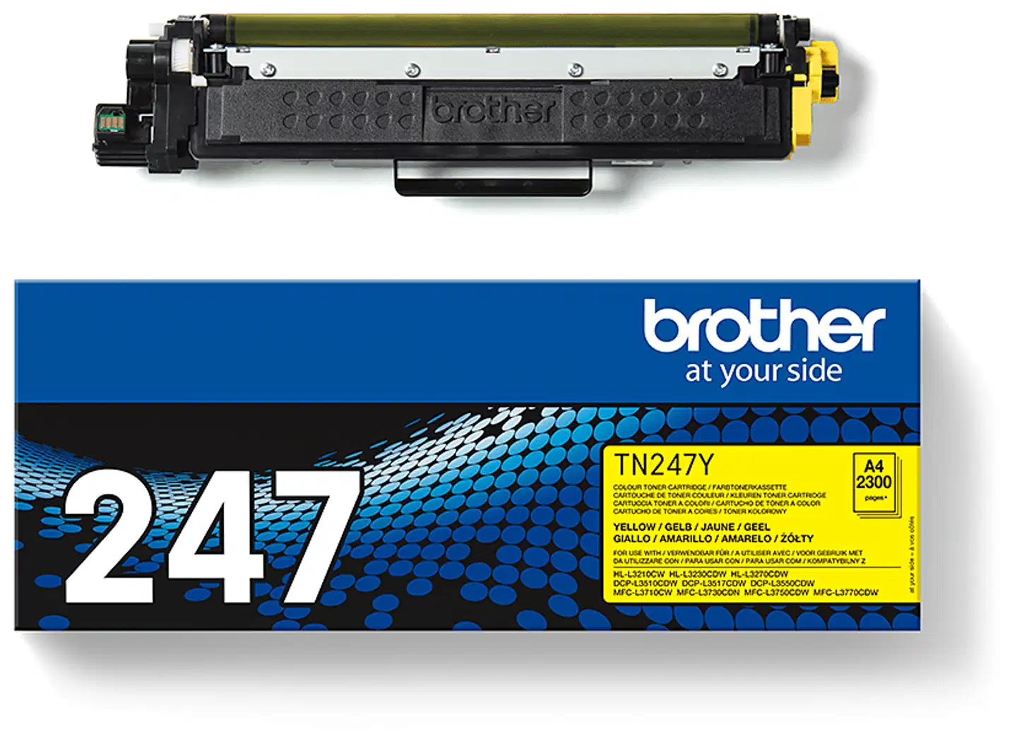 Brother suurvärikasetti TN247Y keltainen - 3