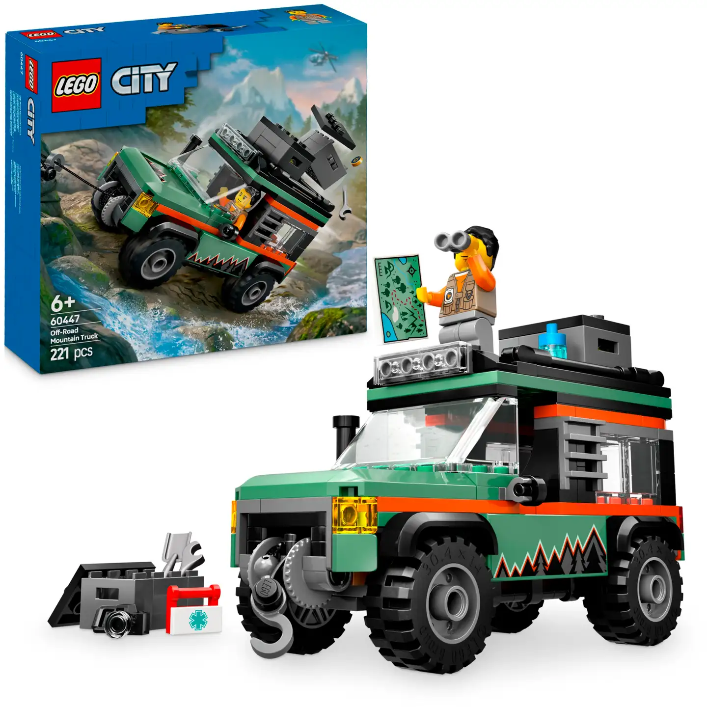 LEGO® City Great Vehicles 60447 Nelivetoinen vuoristomaastoauto - 1