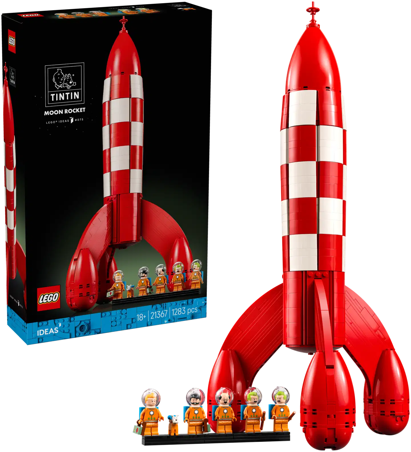 LEGO® Ideas 21367 Tintin®-sarjakuvan kuuraketti - 1