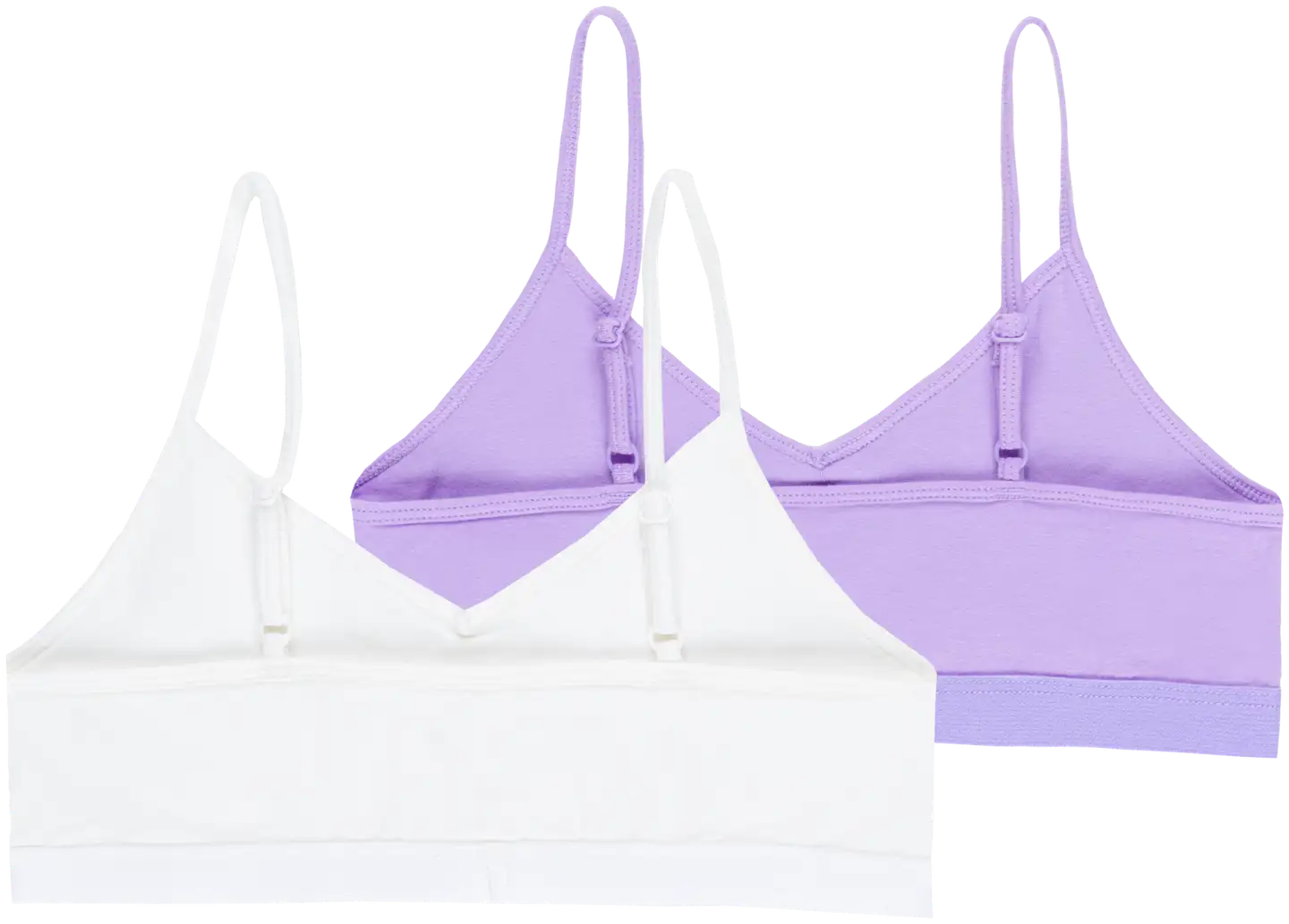 House lasten bralette-toppi 230H082506 2-pack - Lilac/white - 2