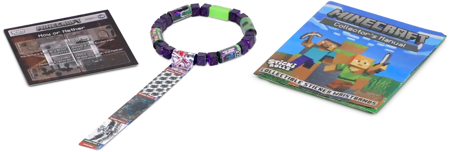 Sticki Rolls Minecraft Tarrarannekoru Yllätyspakkaus 50 tarraa - 7