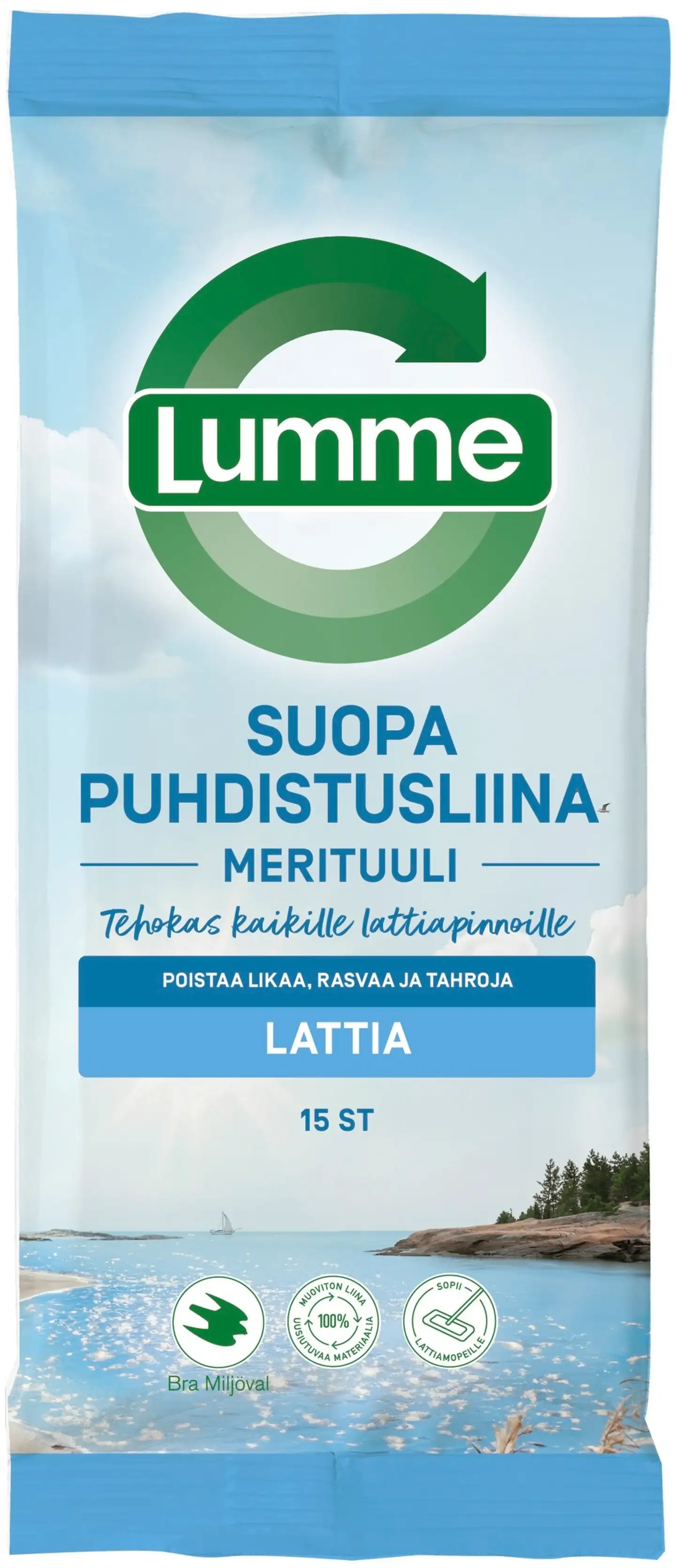 Lumme Merituuli Suopapuhdistusliina Lattia 15kpl