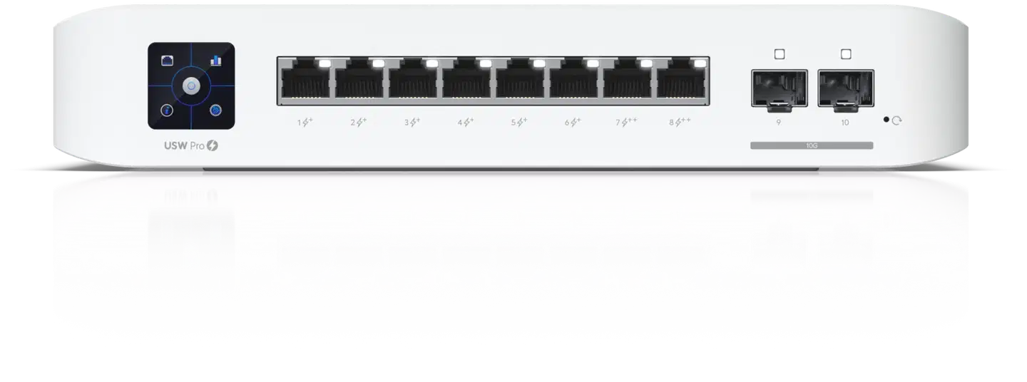 Ubiquiti 8-porttinen GbE PoE++ -kytkin SFP+ uplink-liitännällä USW-PRO-8-POE - 2