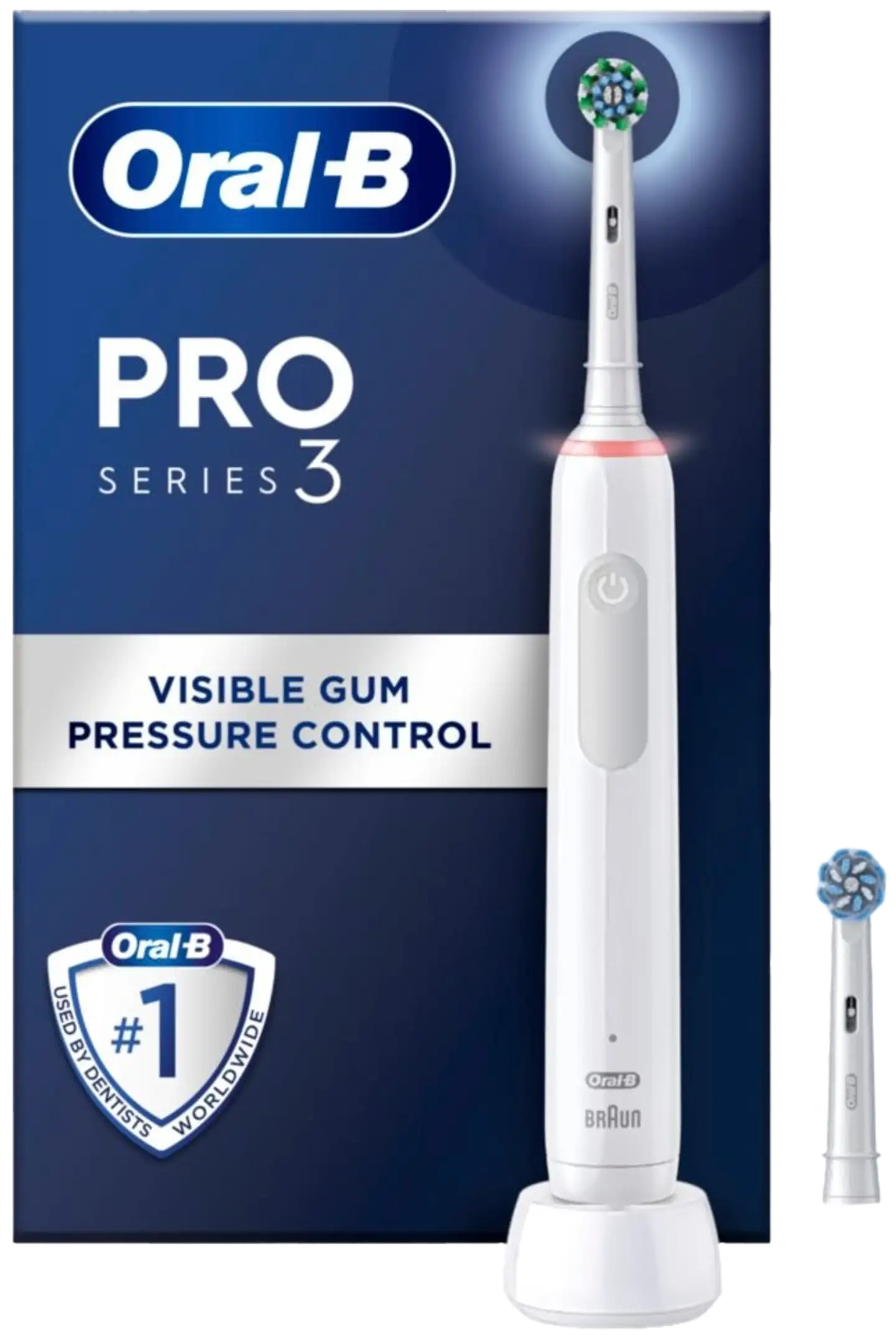 Oral-B Sähköhammasharja Pro Series 3 Valkoinen Braun-tekniikalla - 1