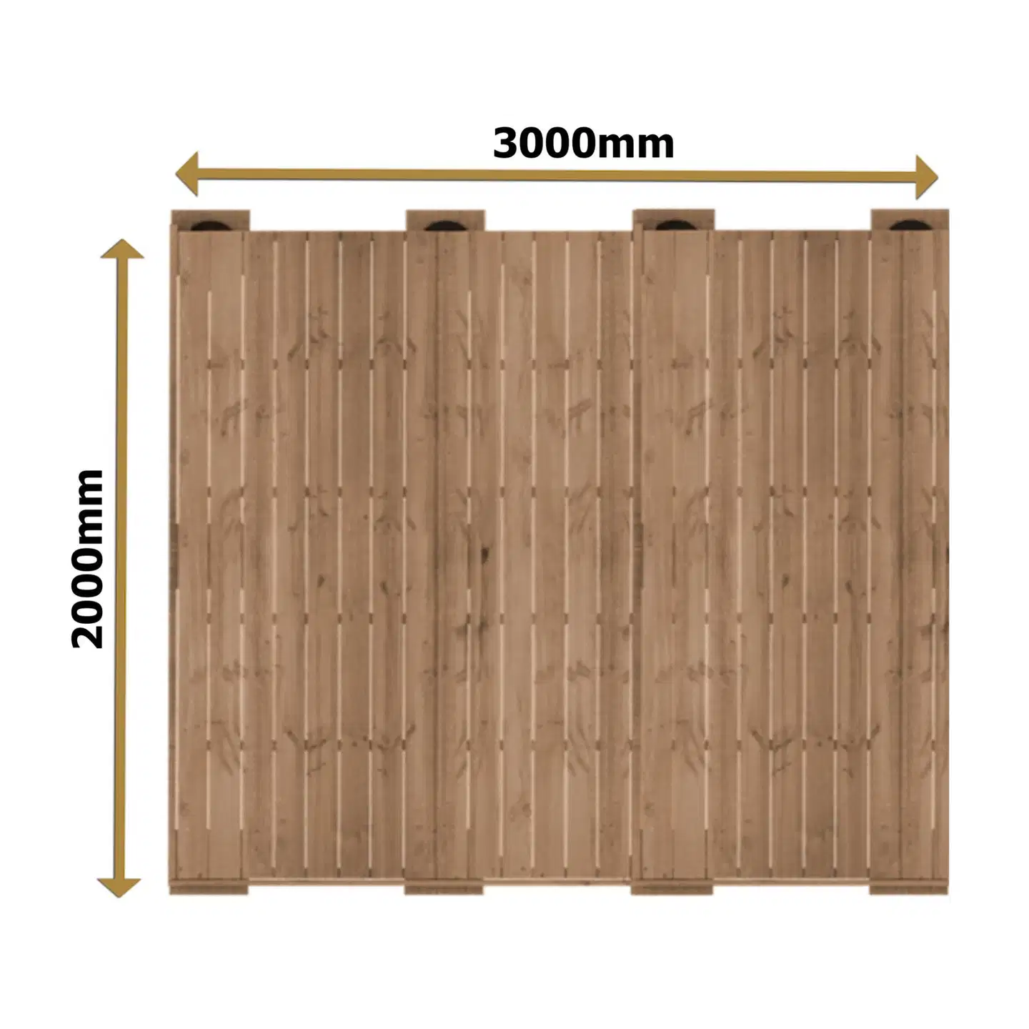 PatioN°rd Havu valmisterassi 2x3 kestopuu - 5