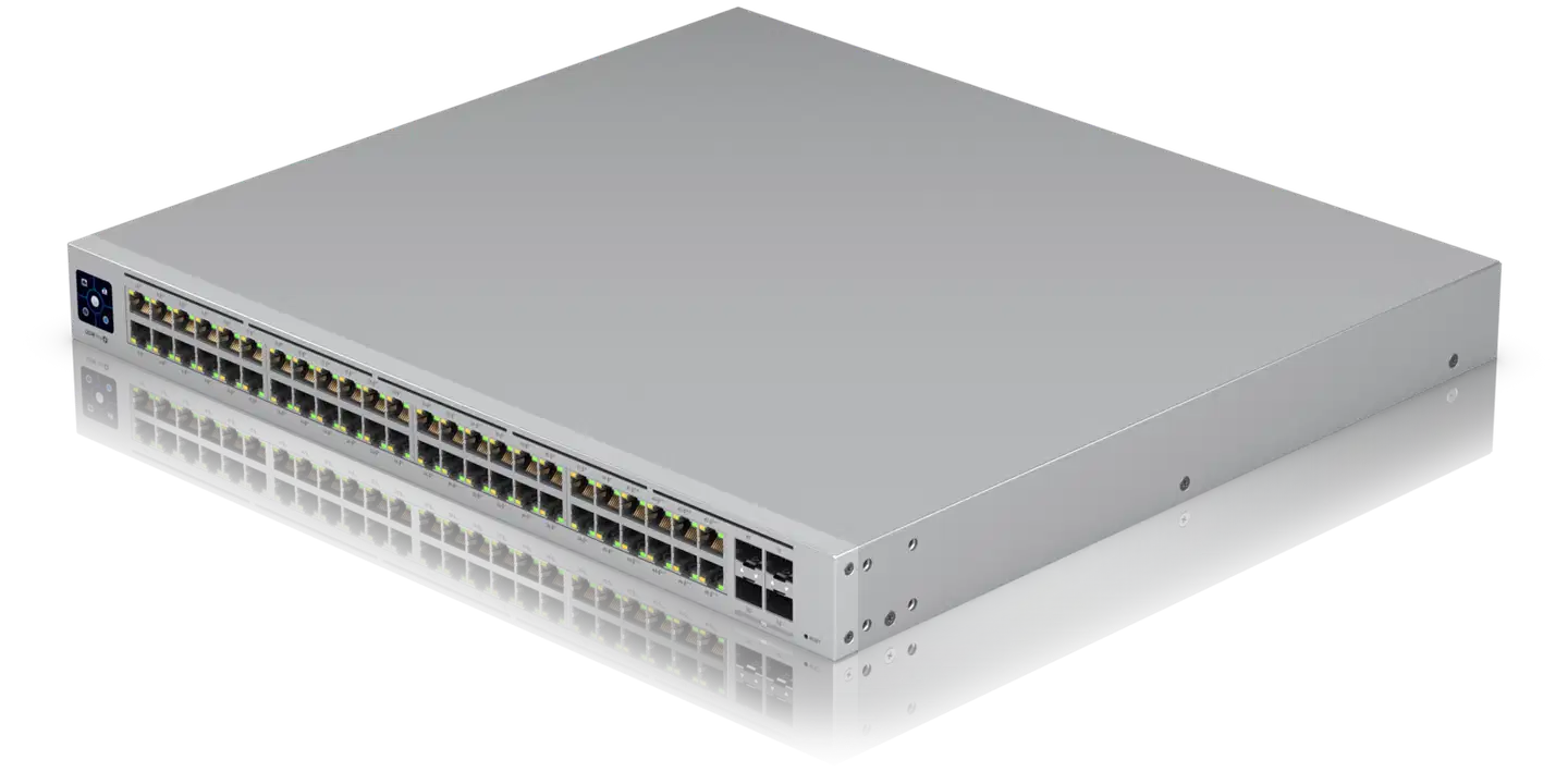 Ubiquiti 48-porttinen gigabit PoE -kytkin Layer 3 -ominaisuuksilla USW-PRO-48-POE - 6