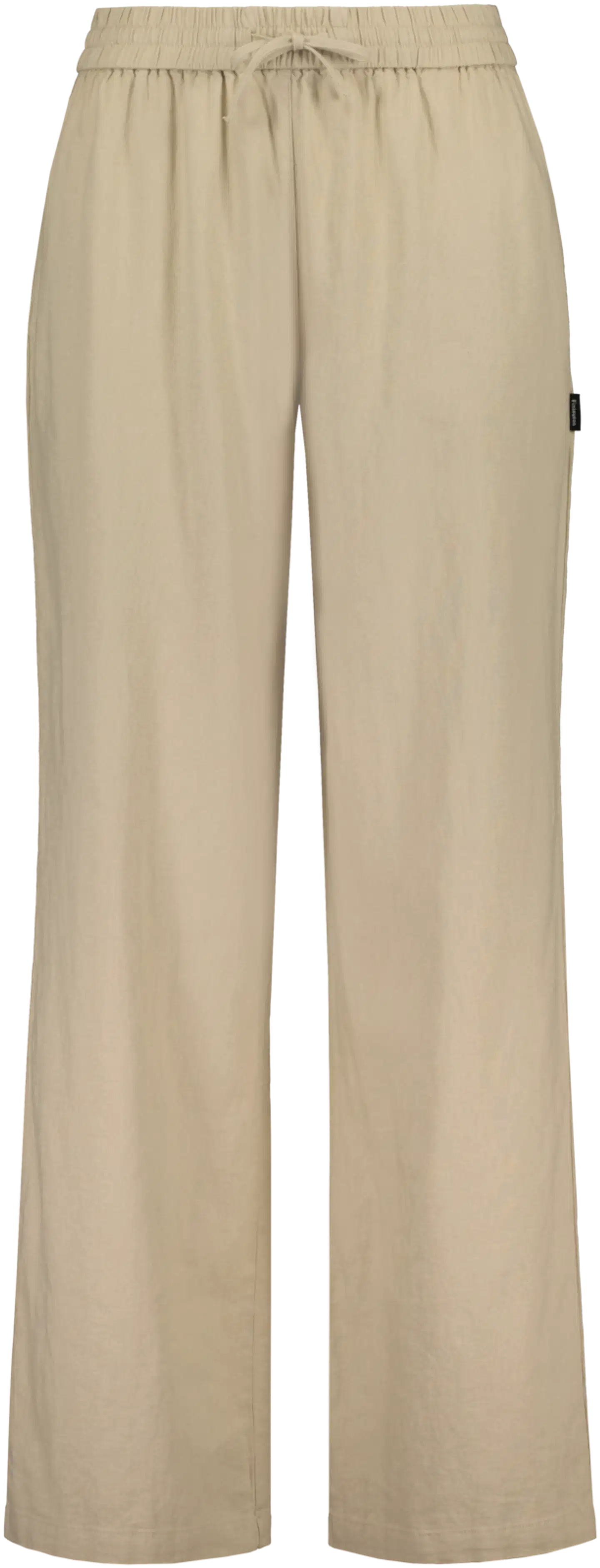 Finlayson naisten pellavahousut - Taupe - 1