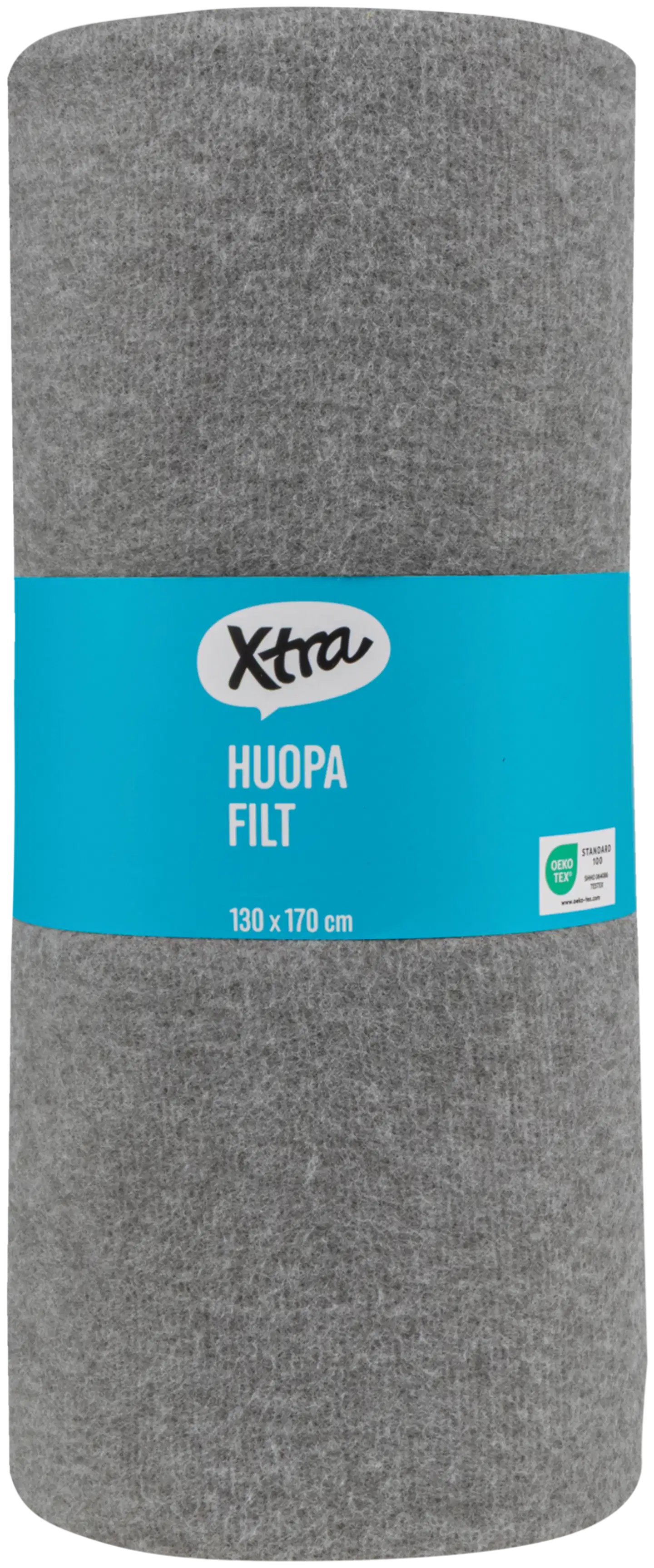 Xtra huopa Melange 130x170 cm vaaleanharmaa - 2