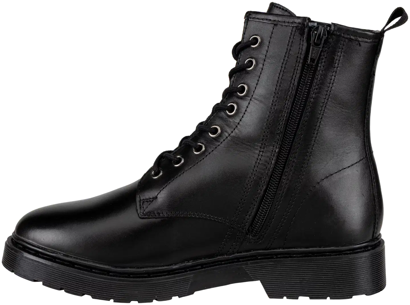 WKLY. naisten nahkanilkkurit Delayla - Black - 4
