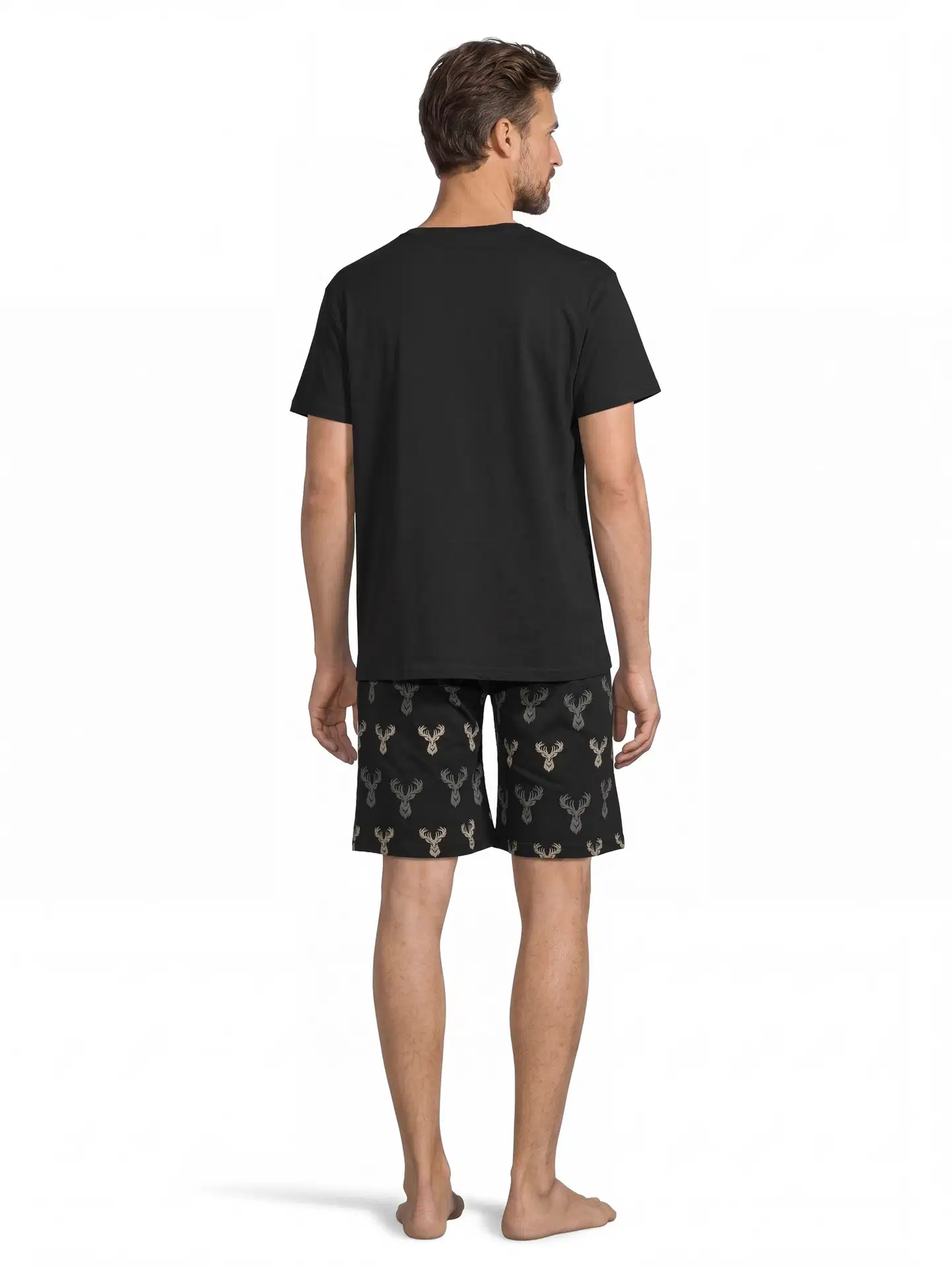 House miesten shortsipyjama 191H422611 - DARK GREY - 4