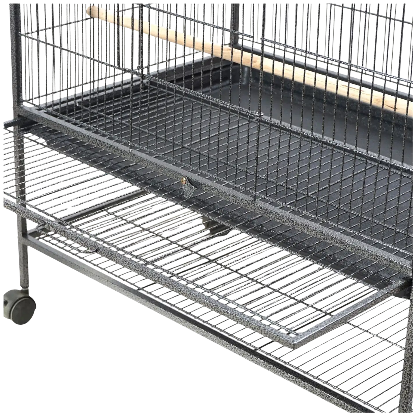 Trekker lintuhäkki 79x52x135 cm musta - 4