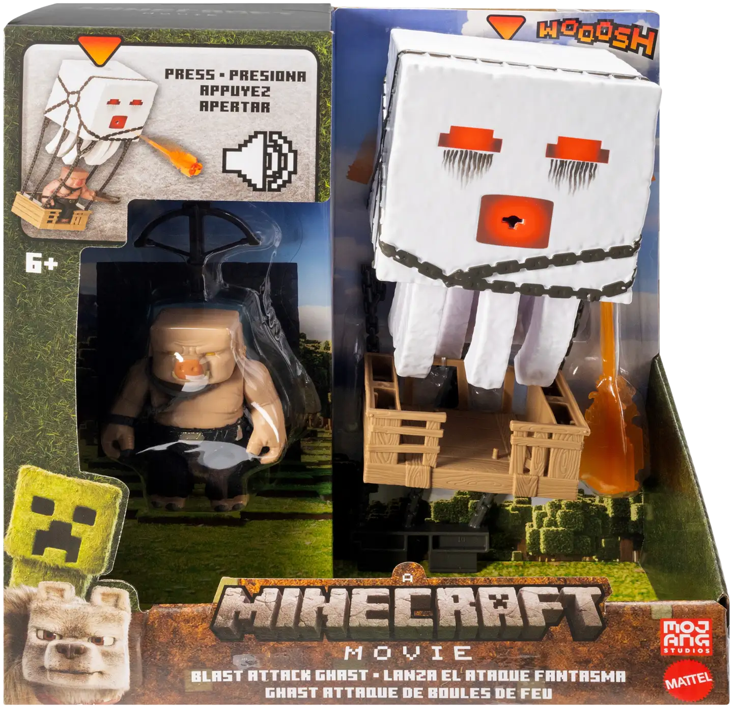 Minecraft Movie The Big One Ghast Ja Piglin - 3