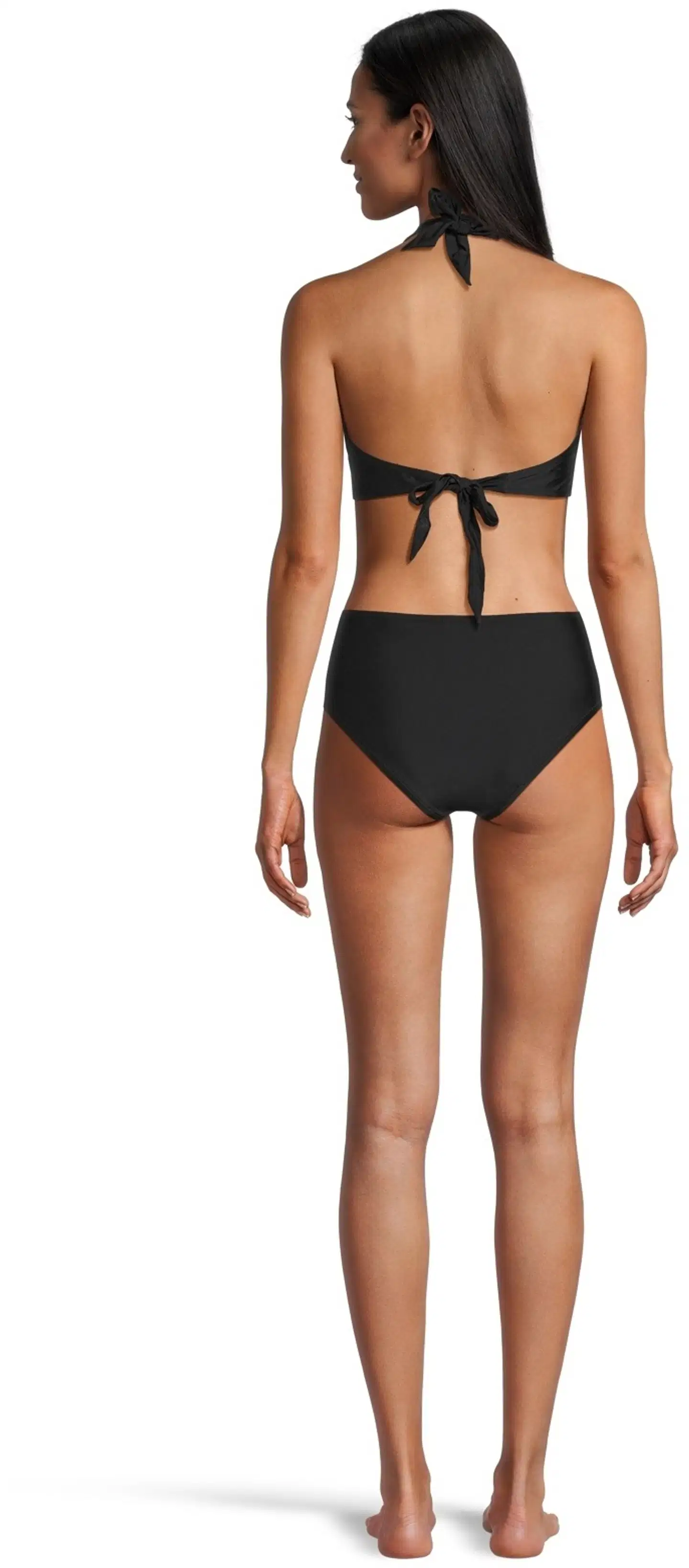 Actuelle naisten bikinialaosa highwaist 215A012626 - BLACK - 3