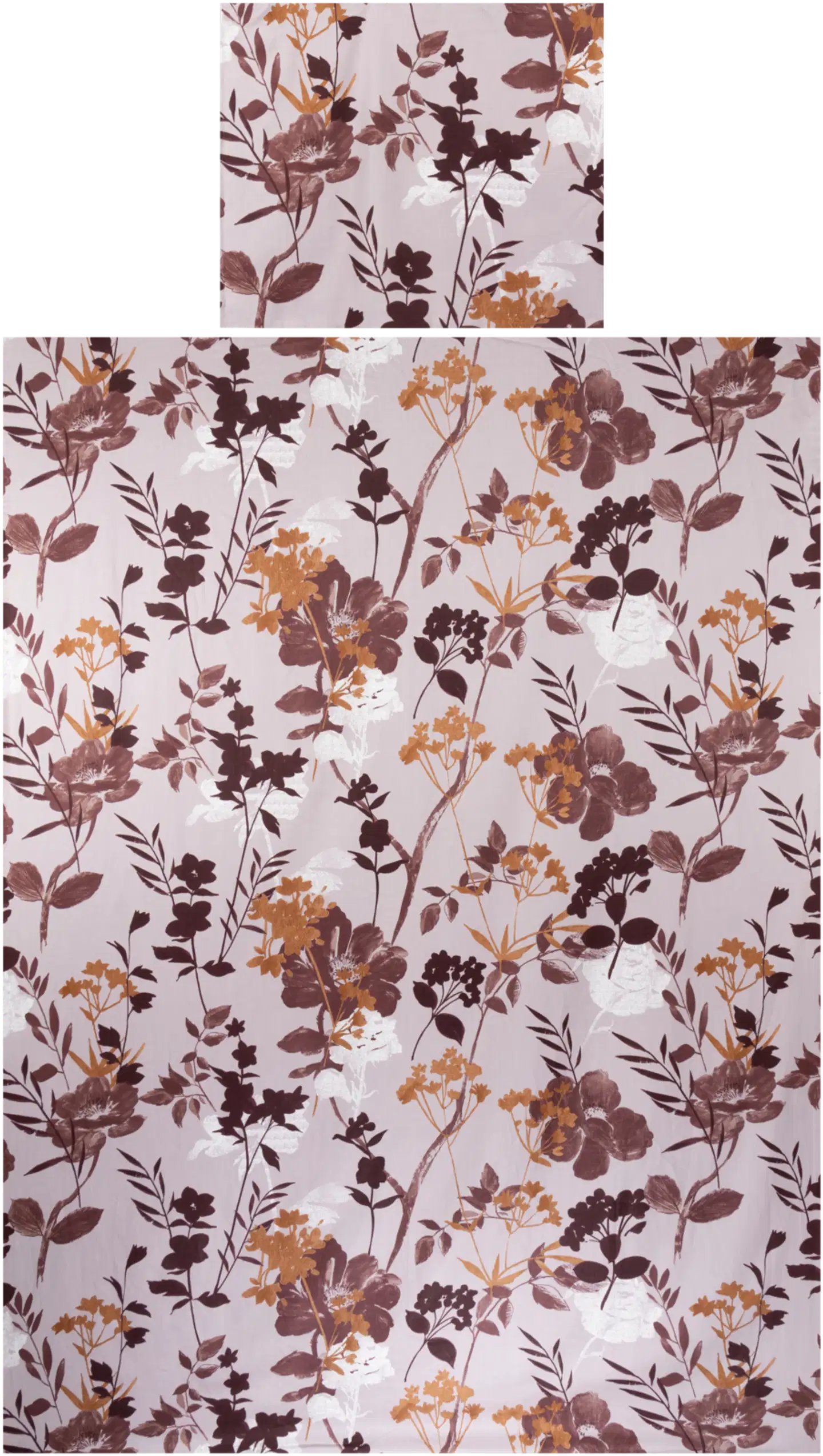 House satiinipussilakanasetti Auria 150x210 cm malva - 1