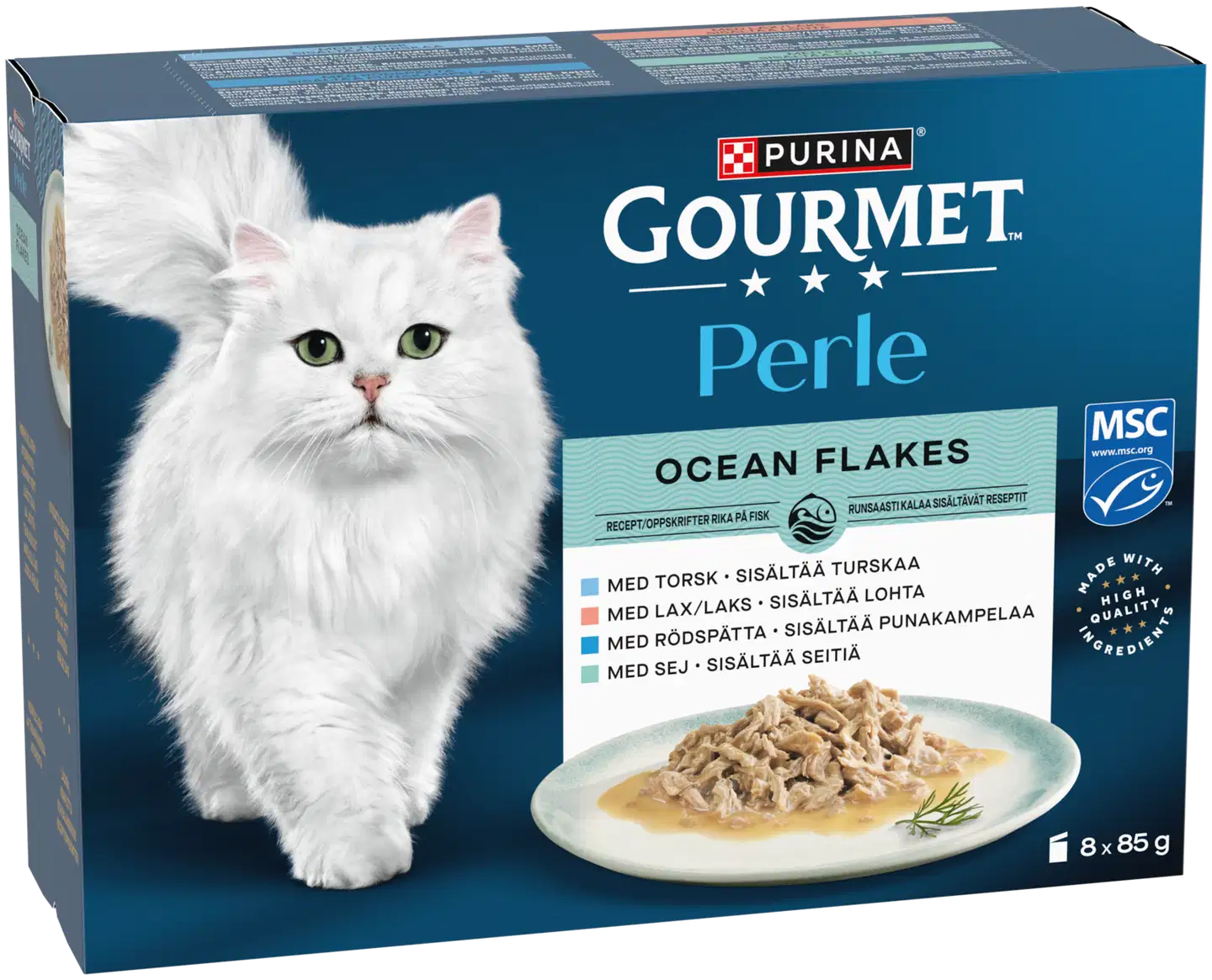 Gourmet ™ Perle Ocean Flakes kastikkeessa