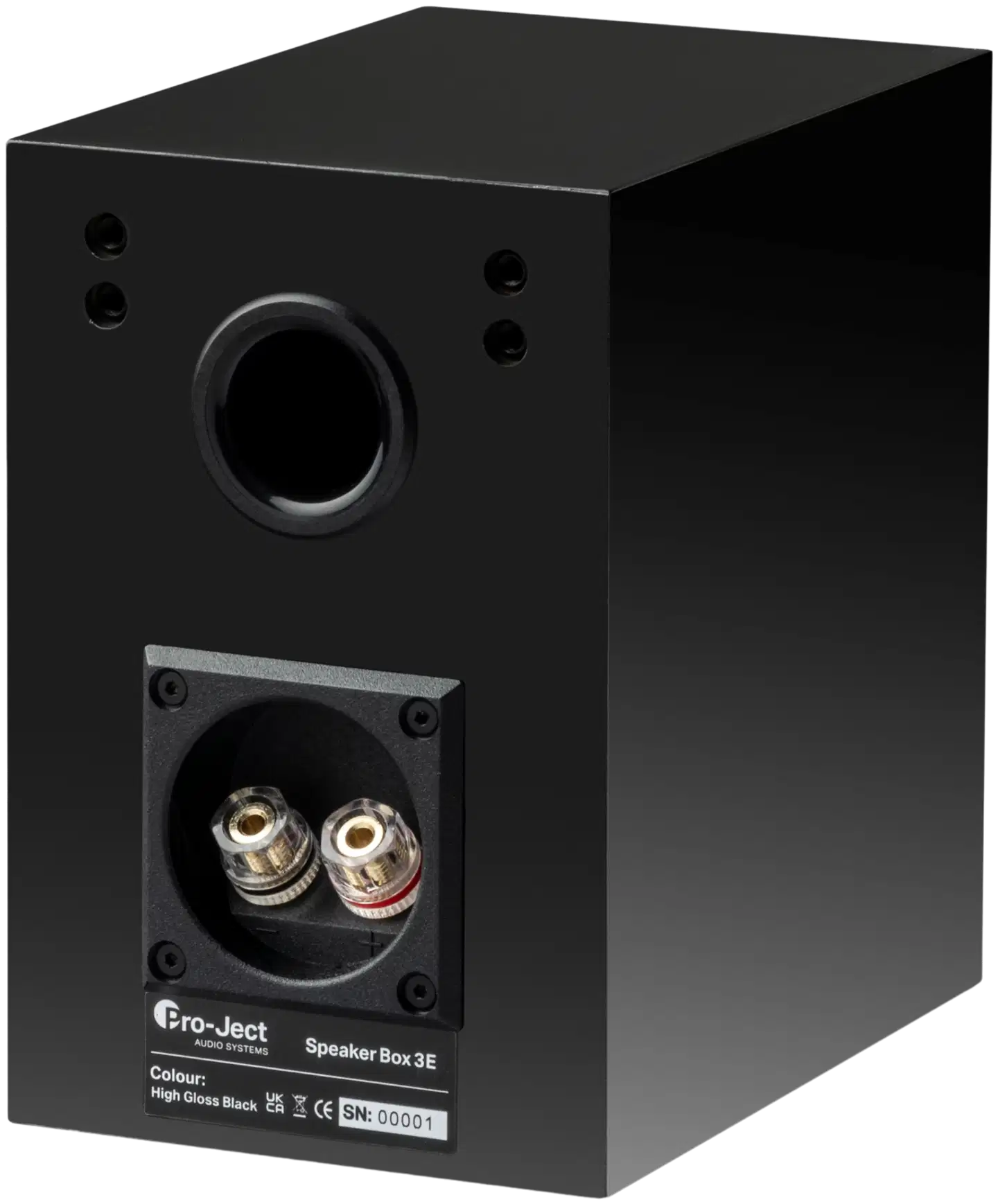 Pro-Ject Jalusta/Hyllykaiuttimet Speaker Box 3 E pianovalkoinen - pianomusta - 3