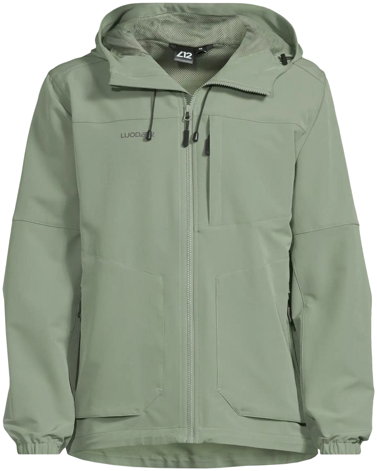 Luode12 miesten retkeilytakki loose-fit 204L112667 - Oil Green - 2