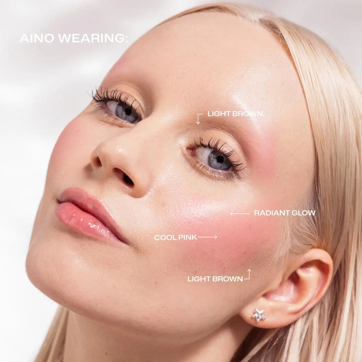 Lumene Voidemainen meikkipuikko Cool Pink 4,5 g - light brown - 4