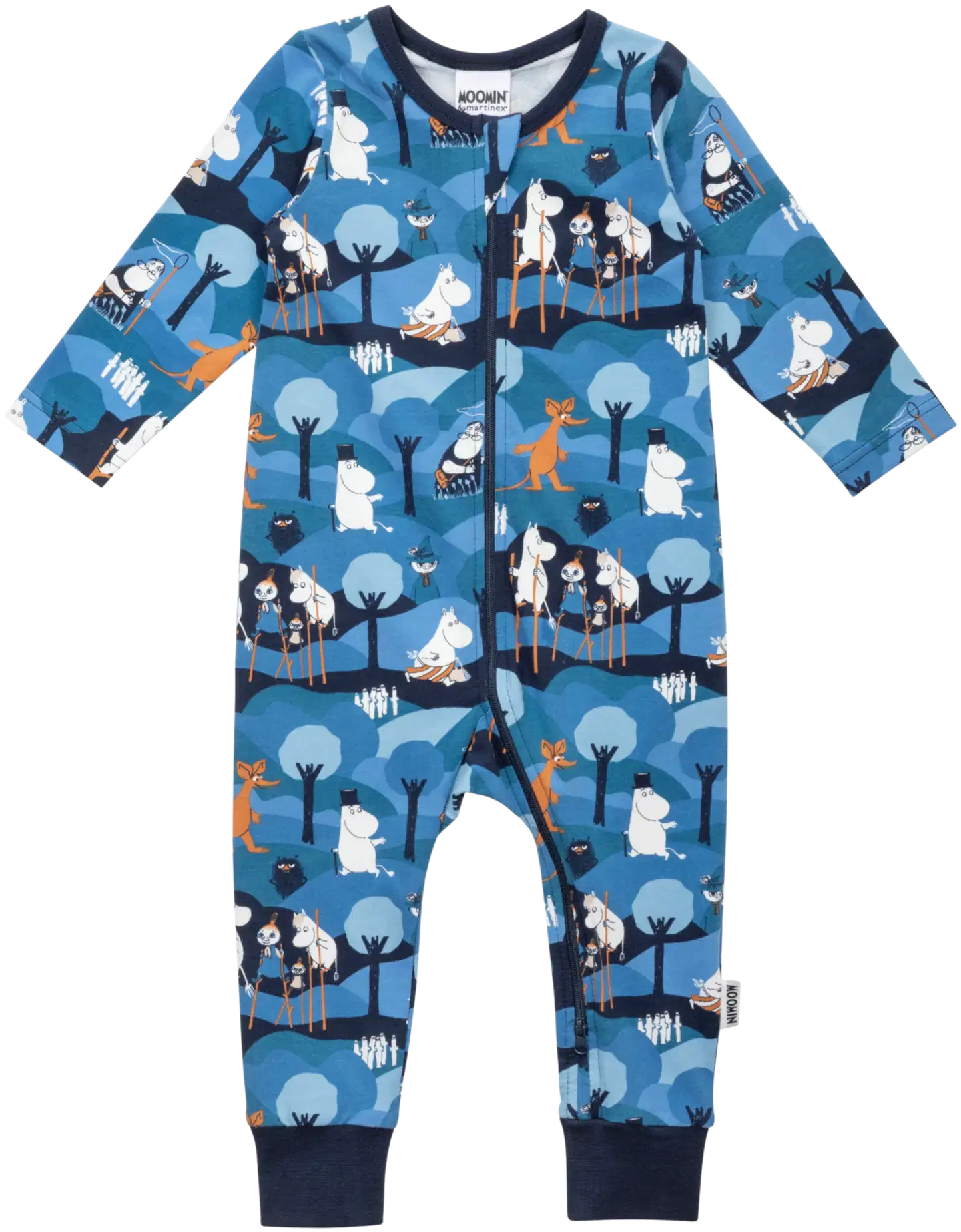 Muumi vauvojen pyjama Seikkailu 592551 - sininen - 1