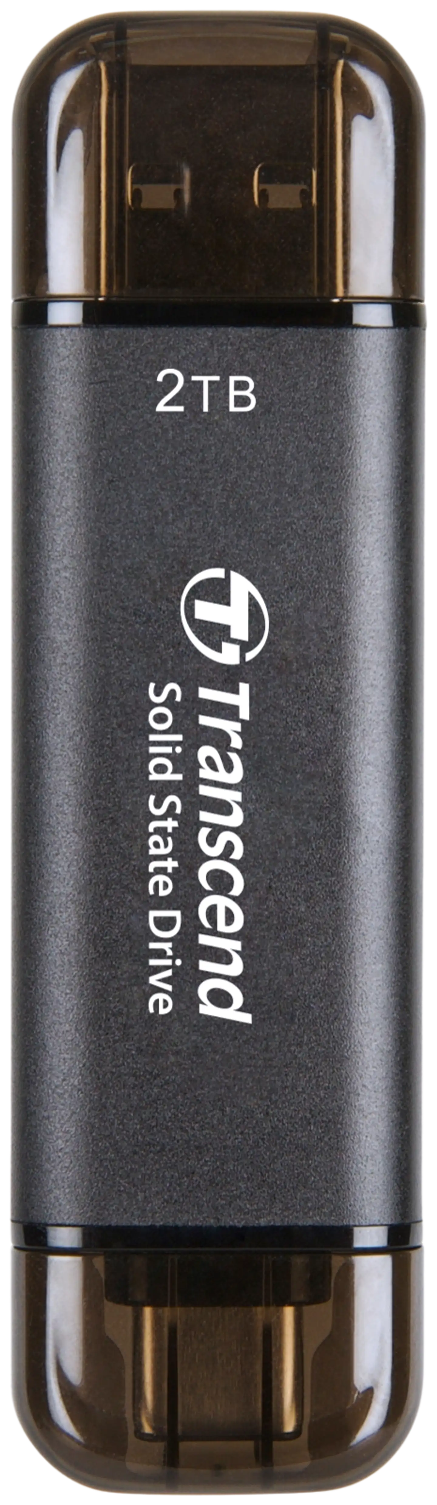 Transcend ulkoinen SSD-muisti ESD310C 2TB USB Type-C ja Type-A - 2