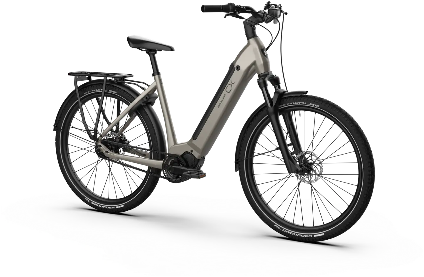 Helkama CX 27,5" Kaupunkisähköpyörä 5-vaihdetta runko 54 cm graniitti - 2