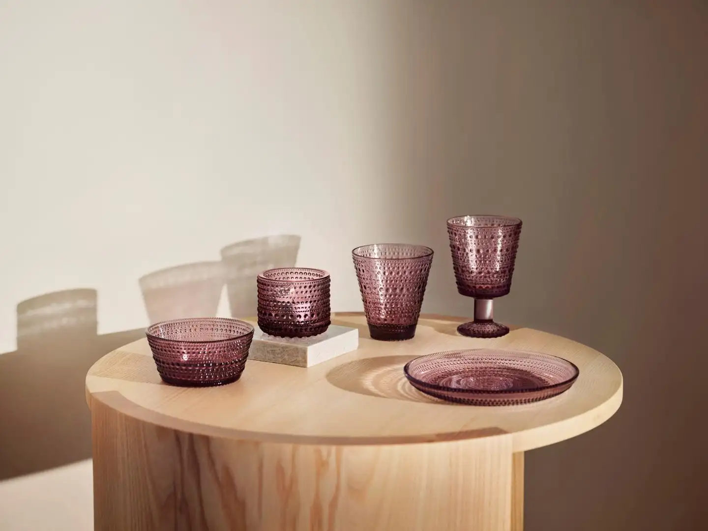 Iittala Kastehelmi juomalasi 30 cl kanerva, 2 kpl - 2