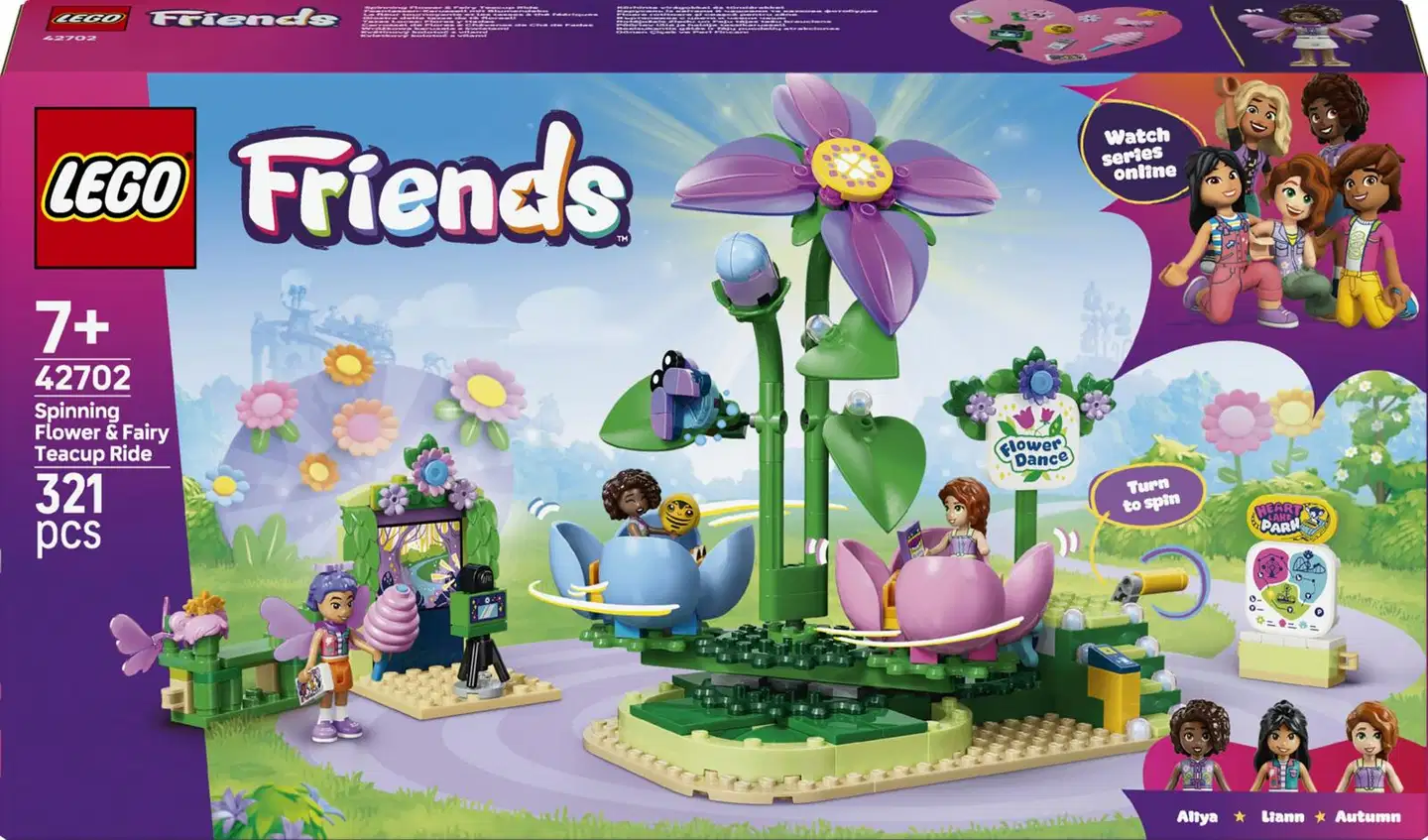 LEGO® Friends 42702 Kukkien ja keijujen koristama teekuppikaruselli - 3