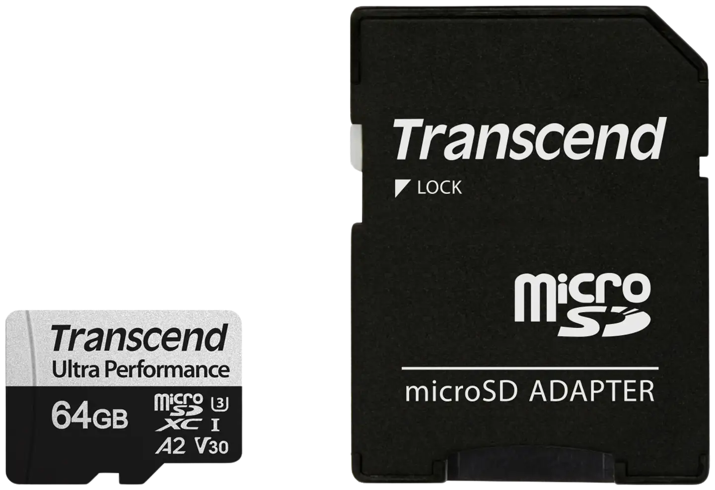 Transcend muistikortti 340S 64GB U3 microSDXC R160 W80 MB/s - 3