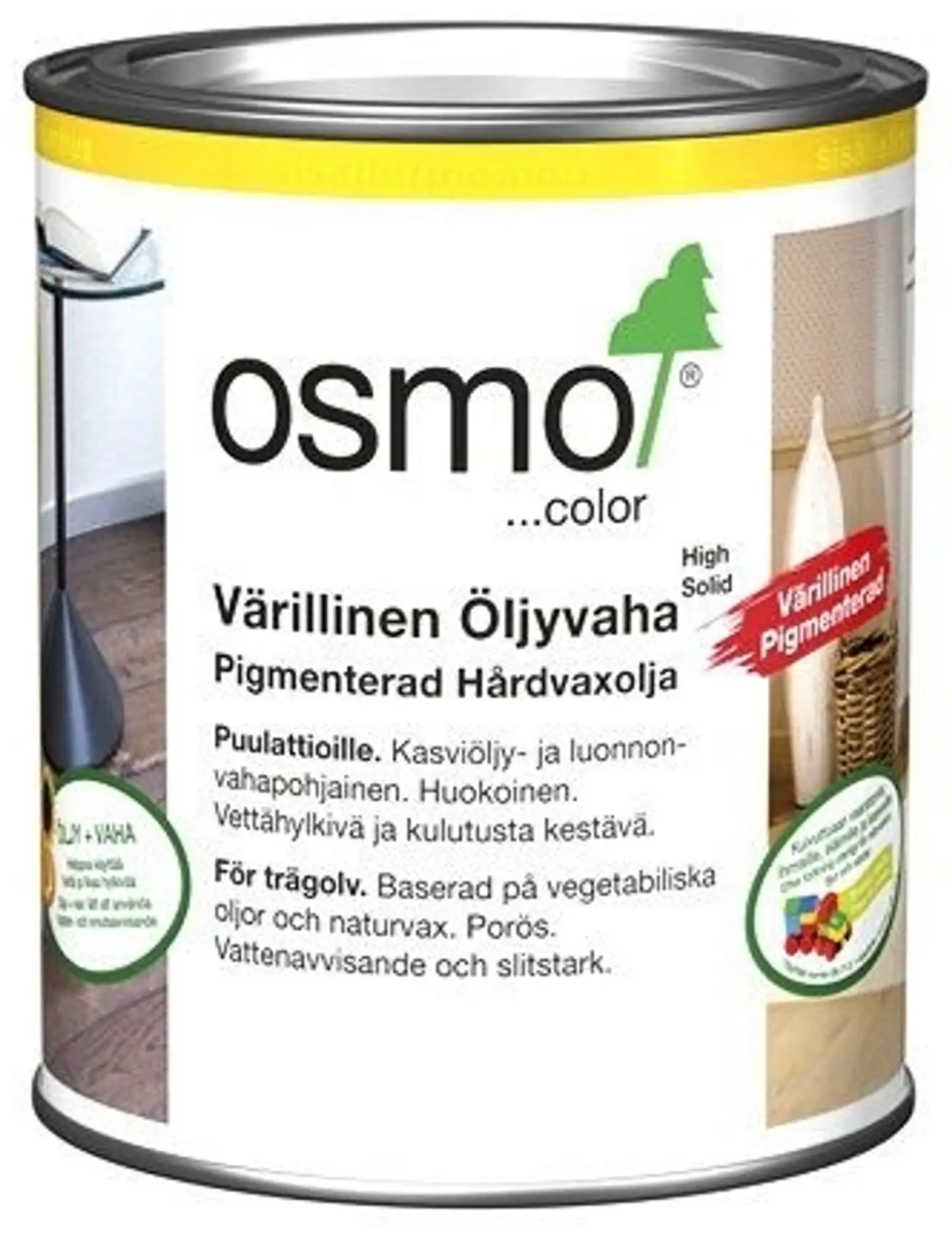 Osmo color värillinen öljyvaha, 3072 punatammi 750 ml