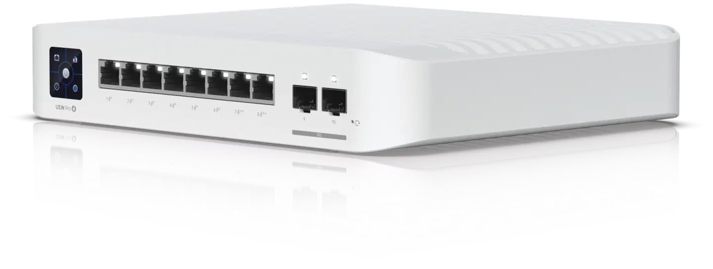 Ubiquiti 8-porttinen GbE PoE++ -kytkin SFP+ uplink-liitännällä USW-PRO-8-POE - 1