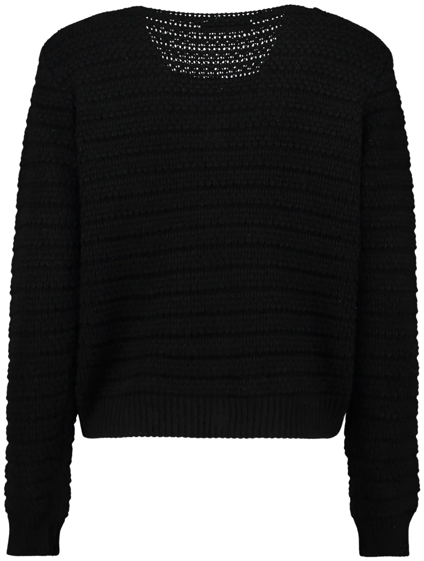 Zabaione naisten neulejakku Ya44sminn - BLACK - 3