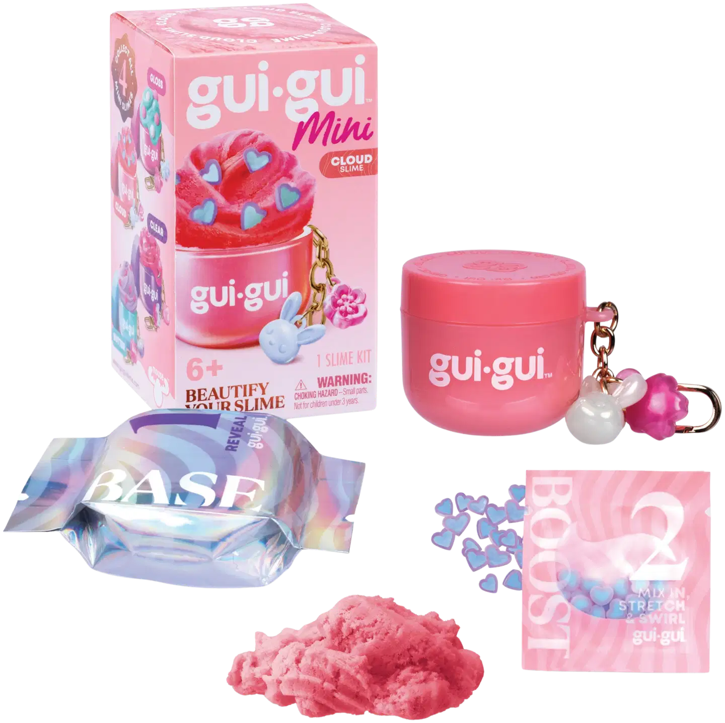 Gui Gui Mini slime 1 kpl, 30 ml, 4 erilaista - 4
