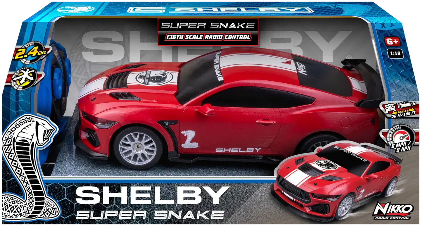 NIKKO Shelby Radio-Ohjattava 1:16 punainen 28 cm - 2
