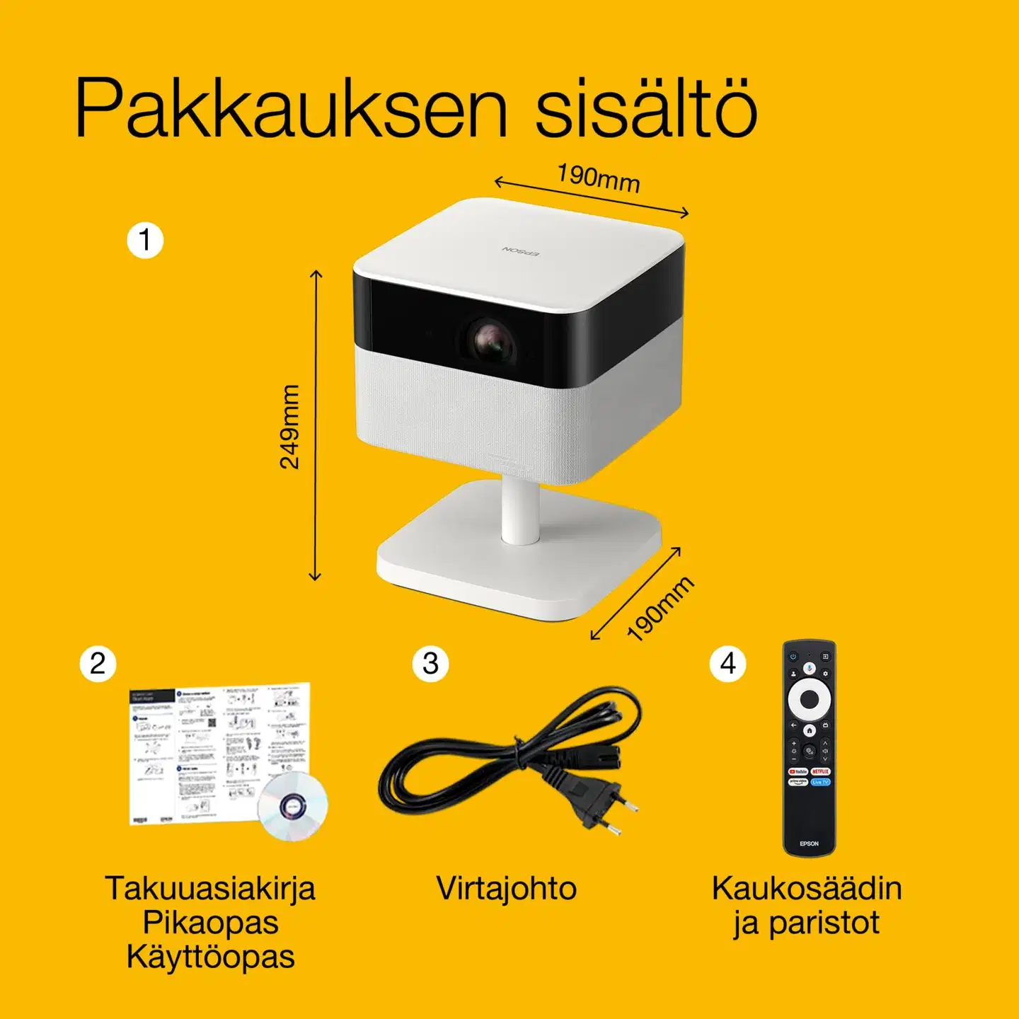 Epson Lifestudio Flex -projektori EF-71 - 3