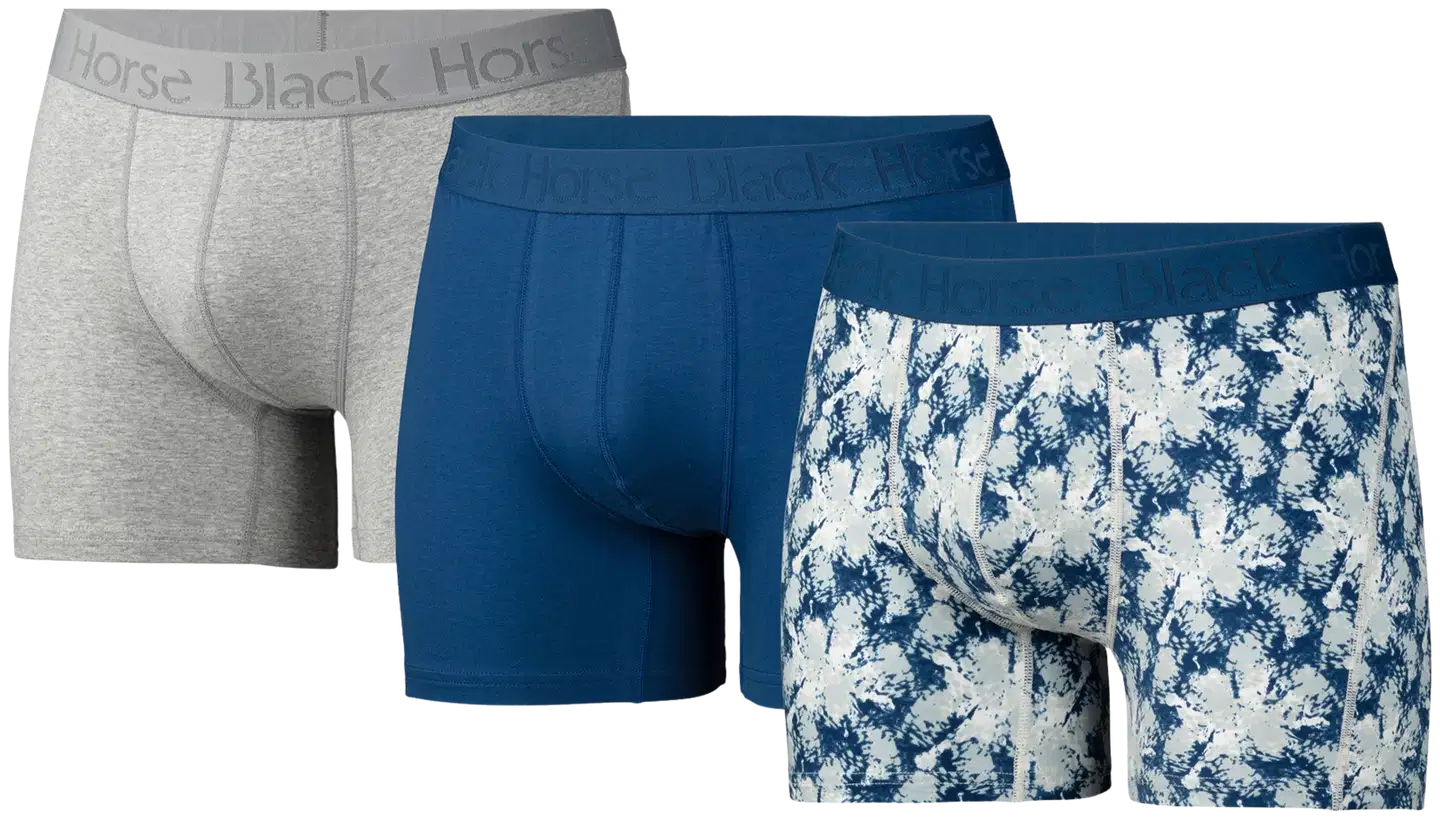 Black Horse miesten bokserit 3-pack I175 - Night Forest - 1