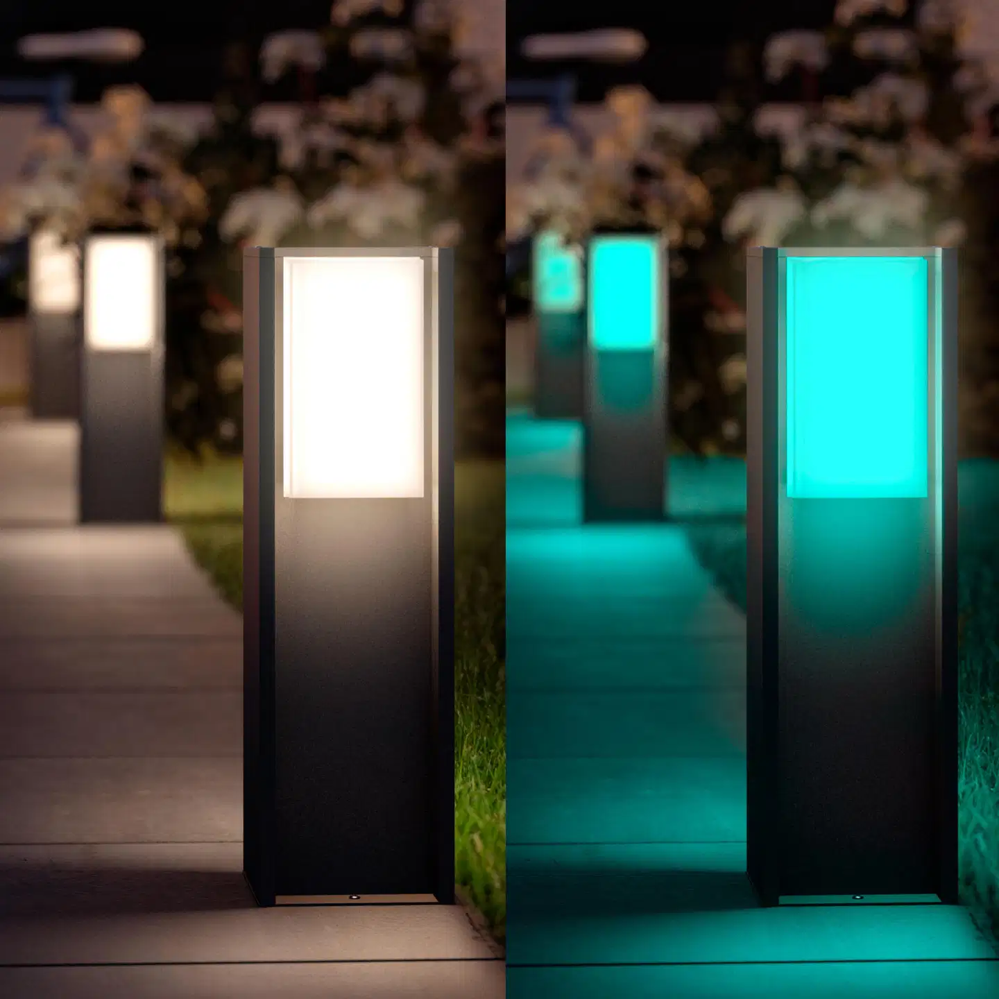 Philips Hue Turaco -pylväsvalaisin 8.1W 1000-20000K 1100LM anthracite säädettävä lämpimästä viileään - 4