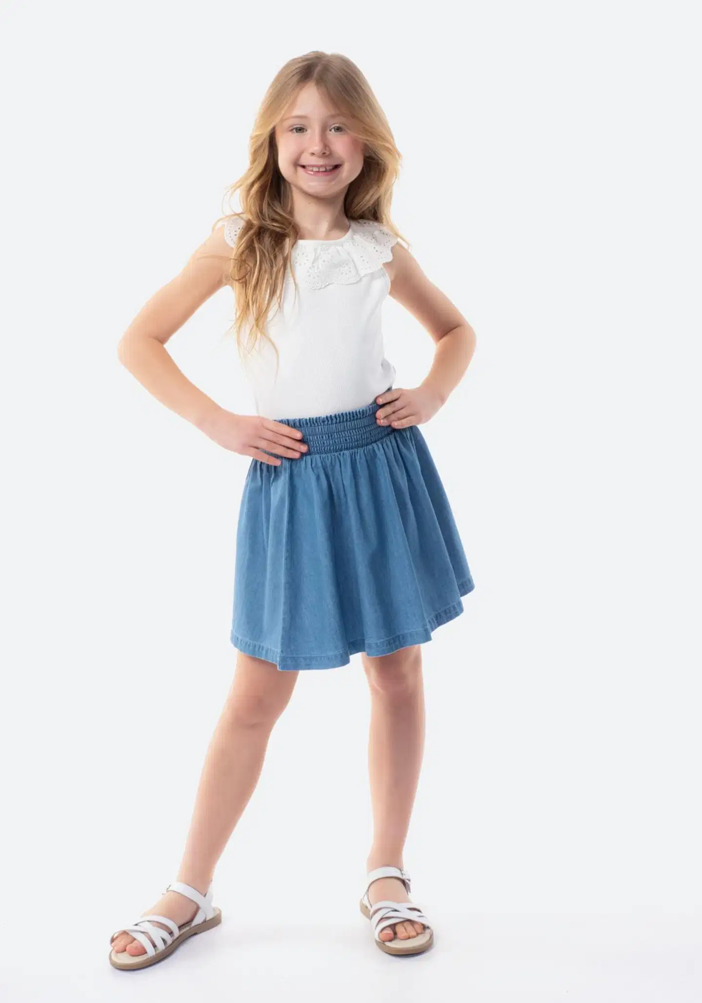 TEX lasten farkkuhame I276191 - Stone - 4