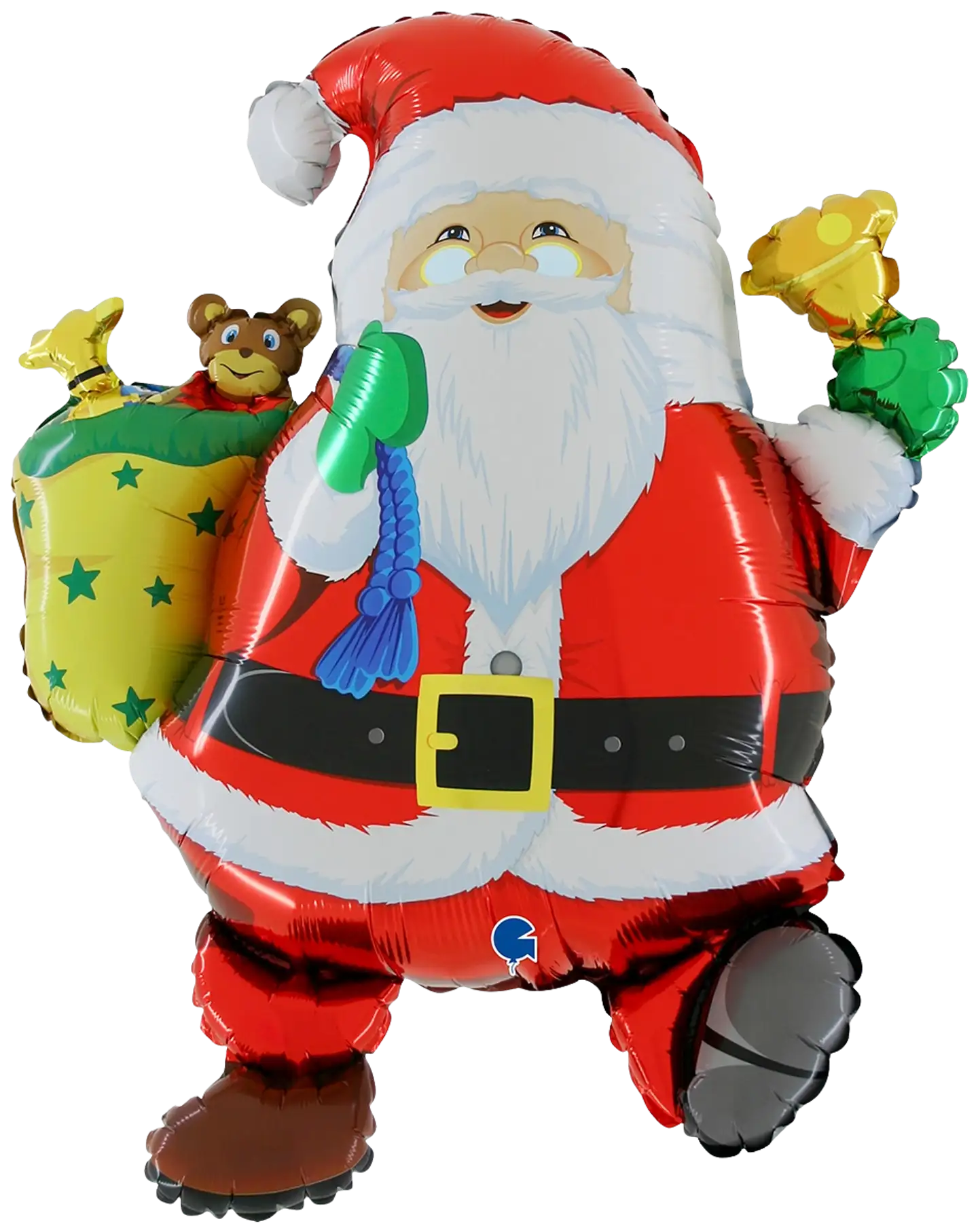 Joulupukki muotofoliopallo 5kpl