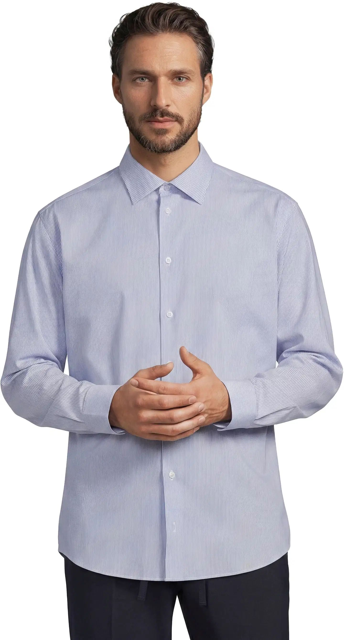 London Fog miesten kauluspaita 194L292616 - Fine stripe - 1
