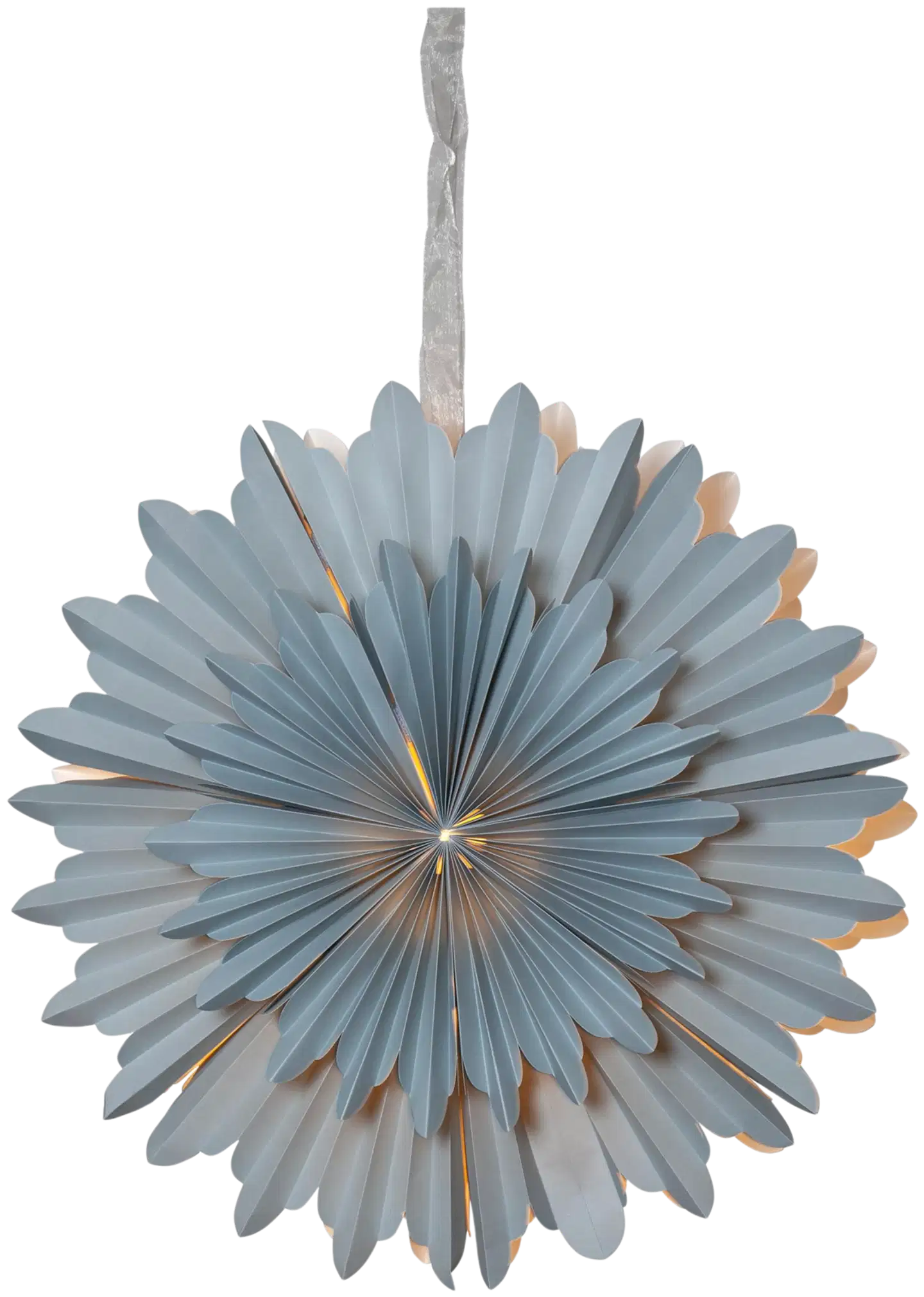 Star Trading Paperitähti Crystal 50 cm, sininen - 2